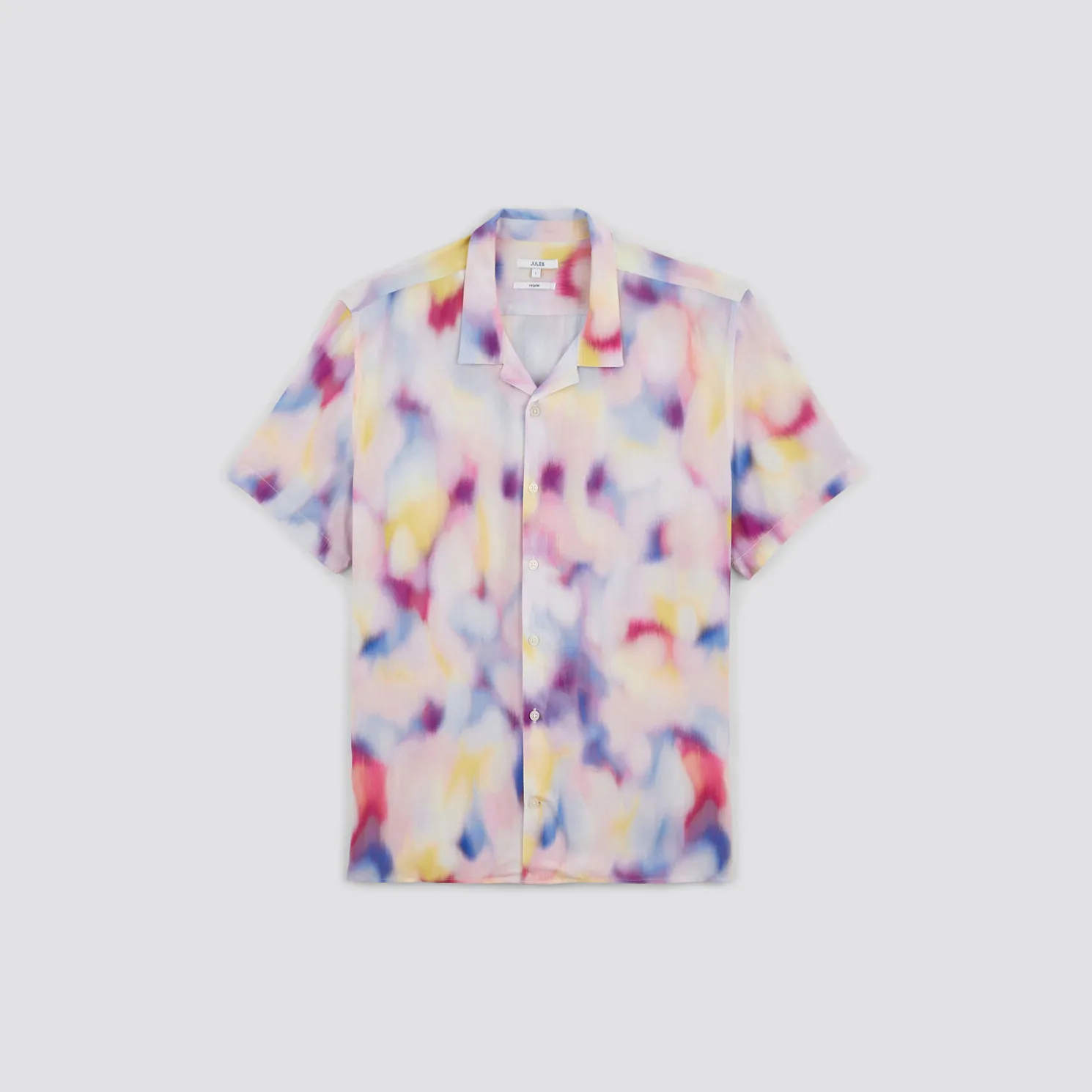 Regular hawaïhemdje met print in ecovero viscose