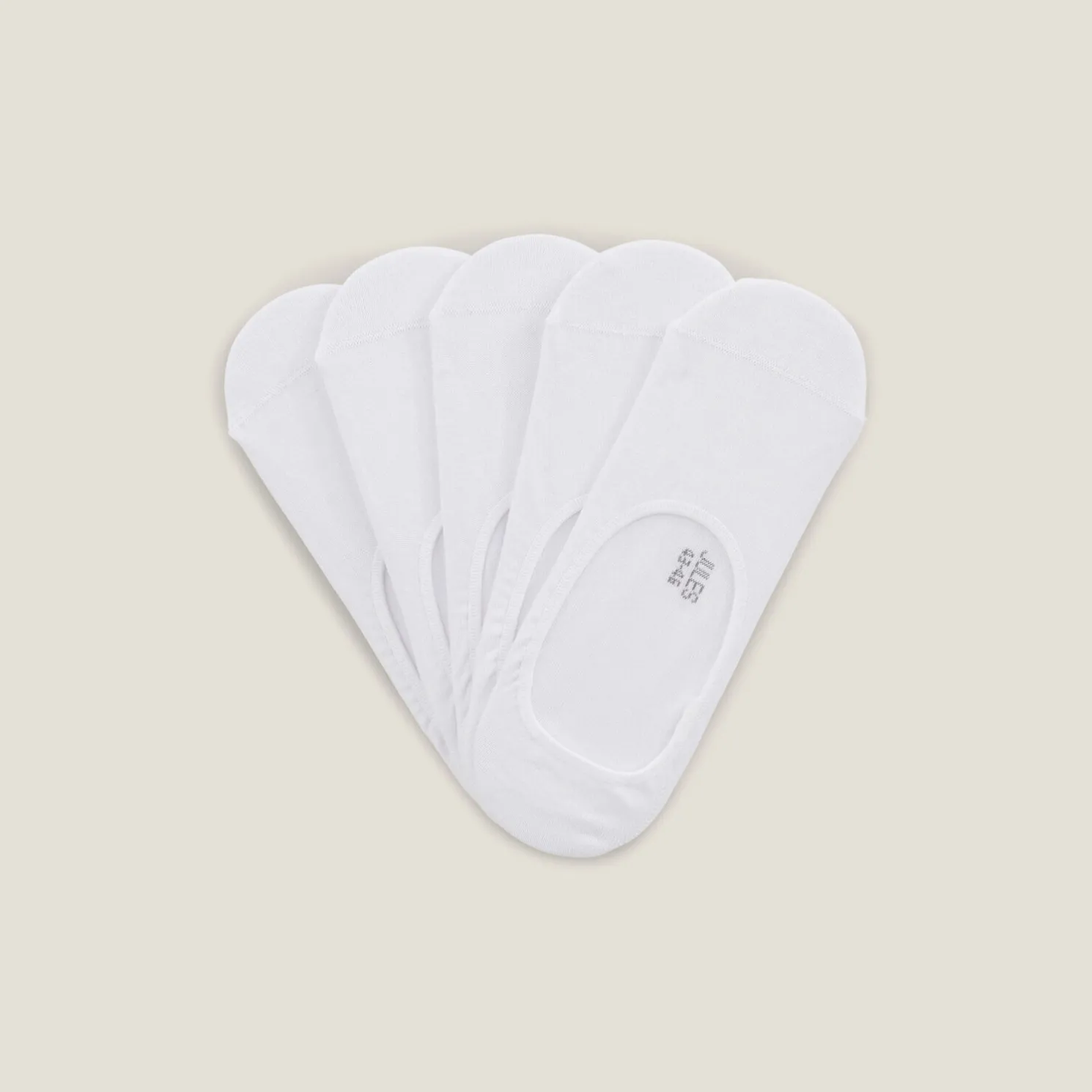 Set van 5 paar onzichtbare sokken