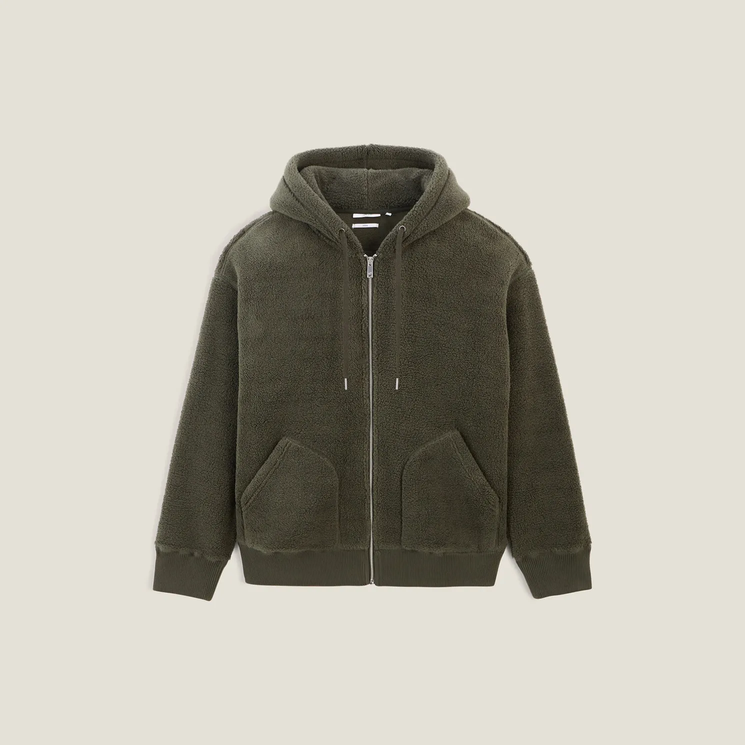 Sherpa sweater met kap