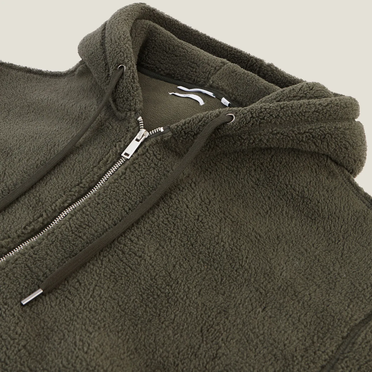 Sherpa sweater met kap