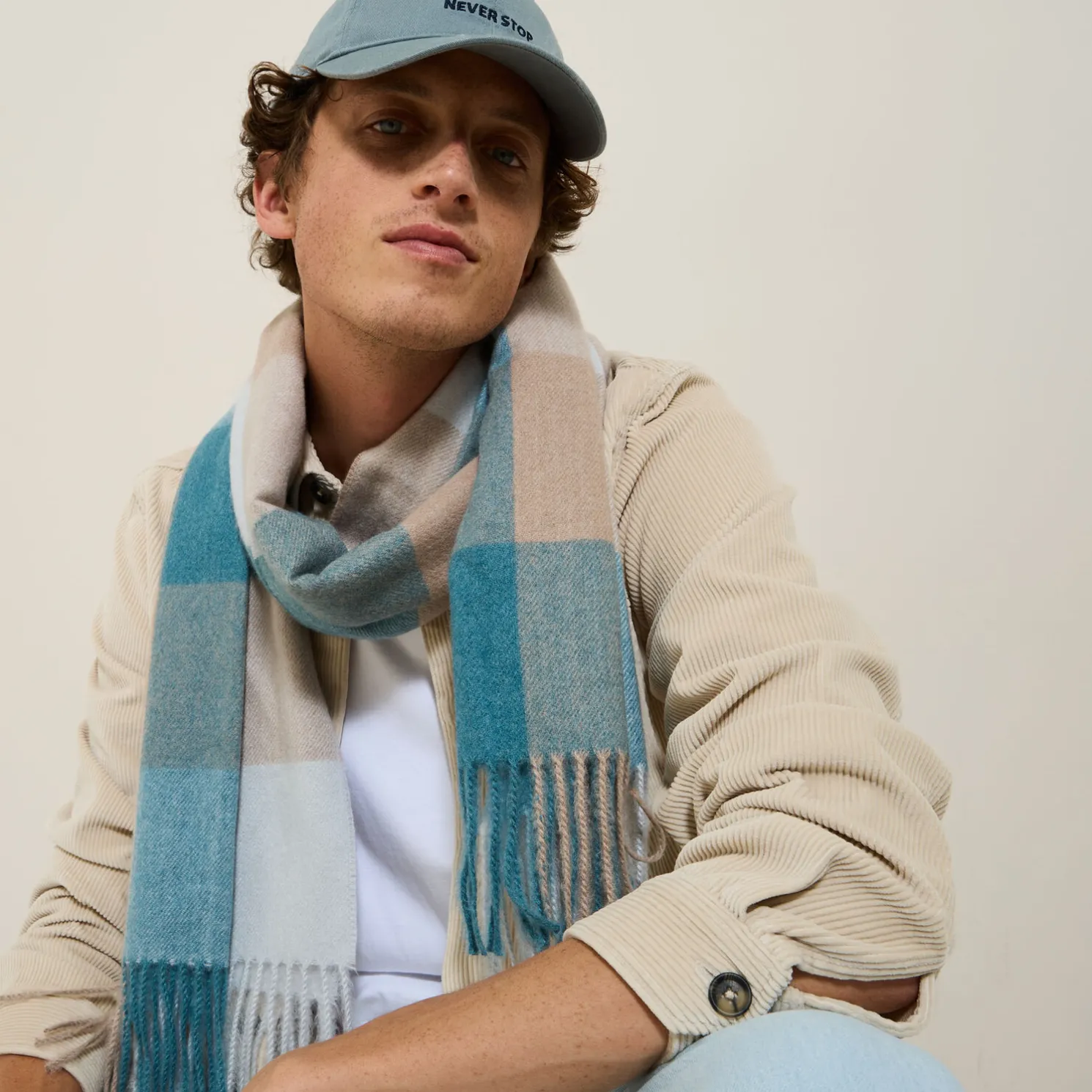 Sjaal met zachte touch