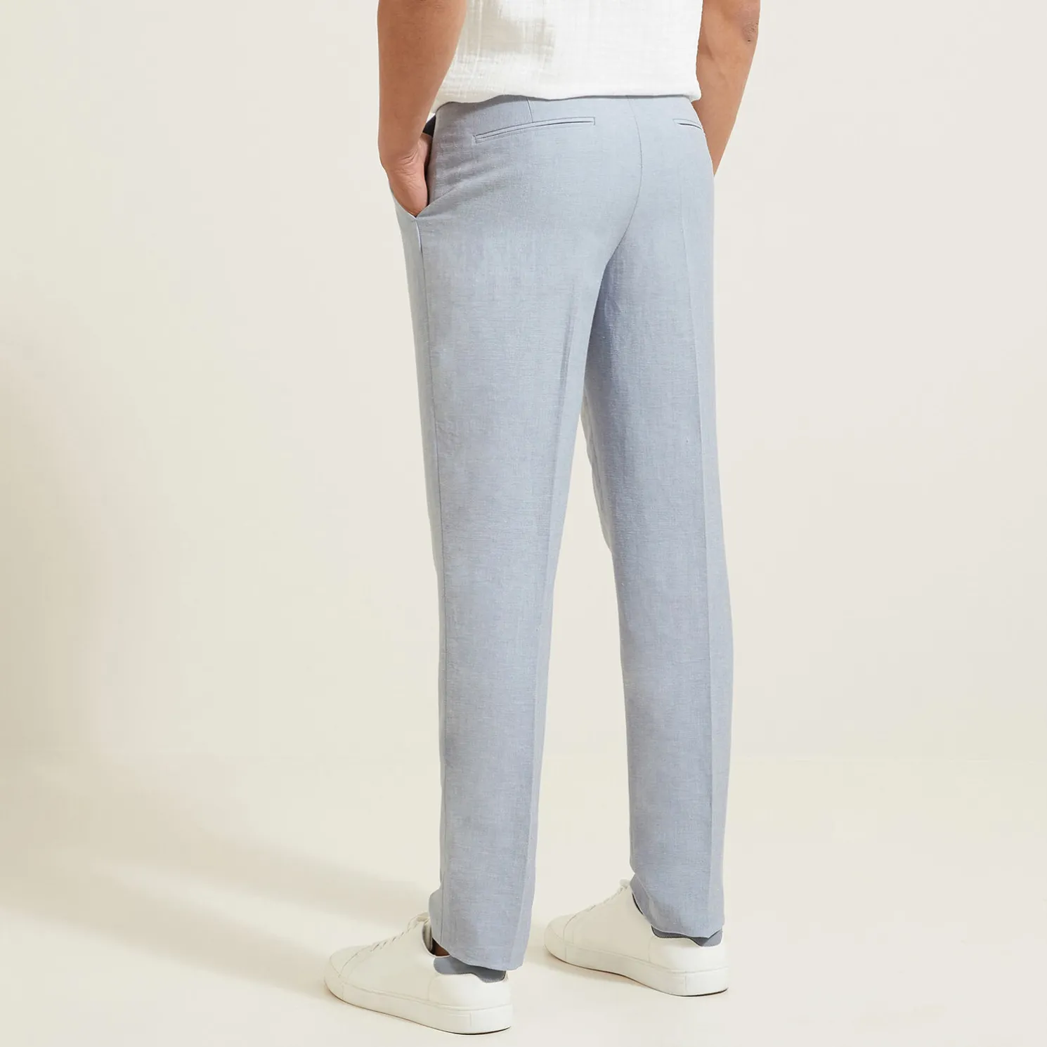 Slim comfortabele kostuumbroek