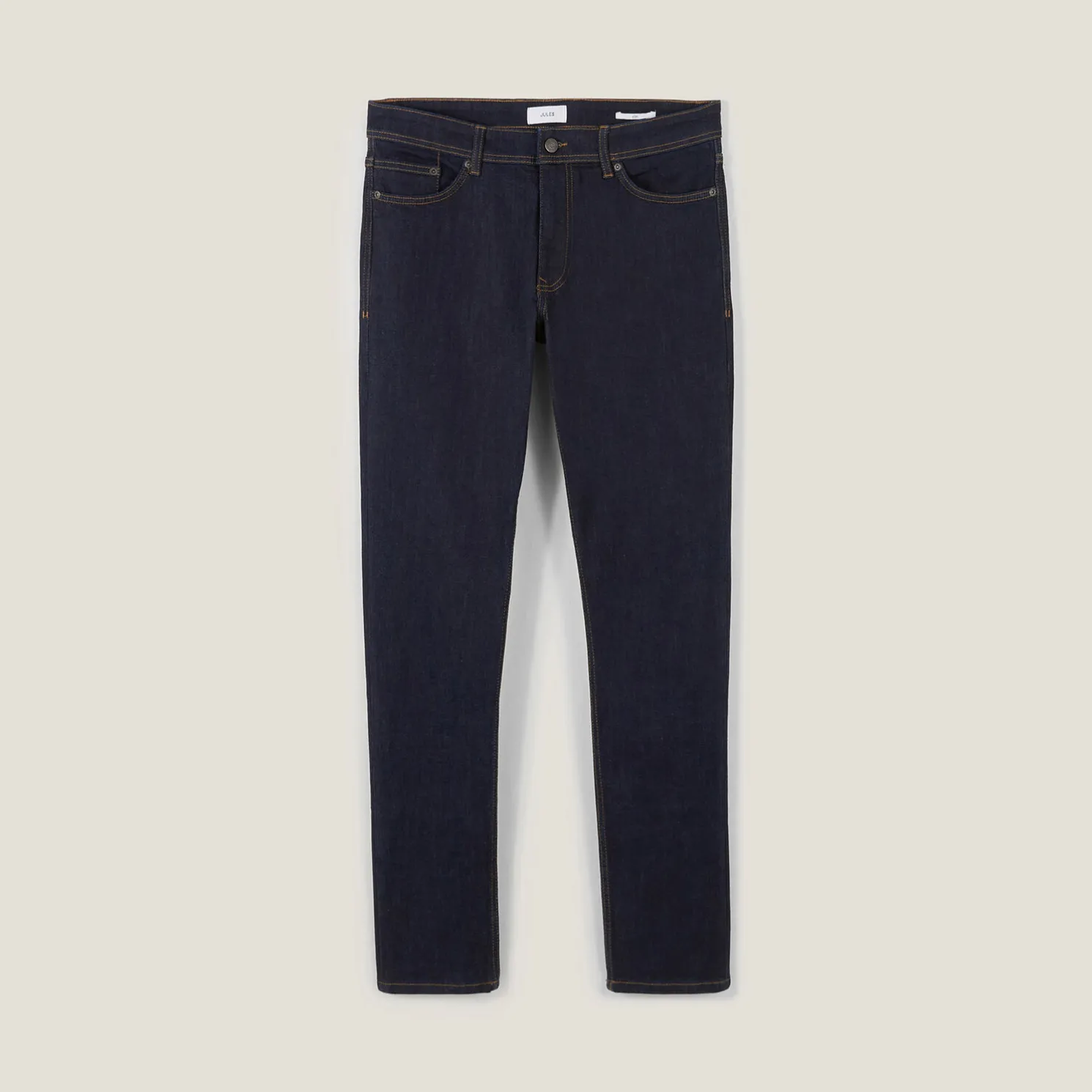 Slim fit jeans in ruw denim