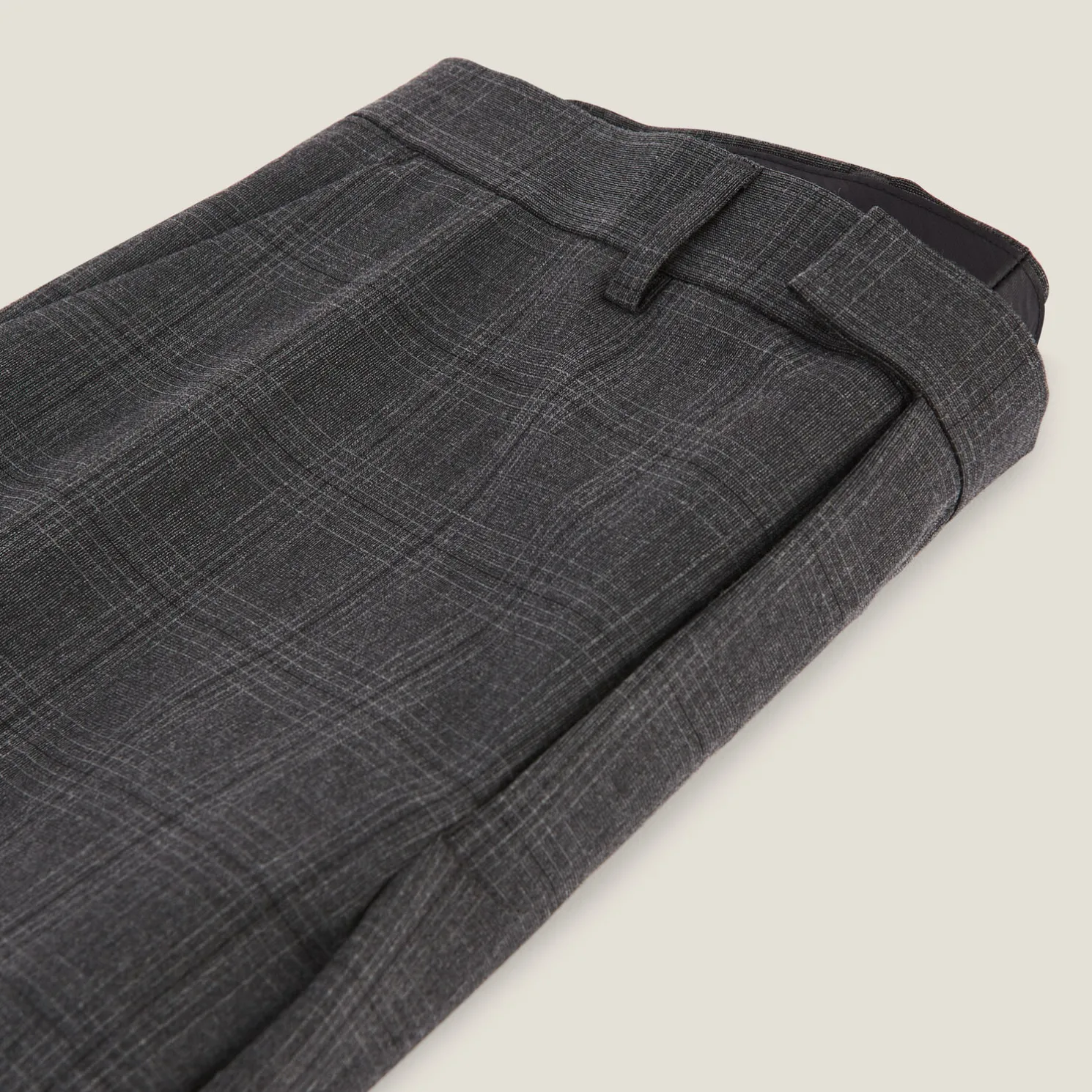 Slim geruite kostuumbroek