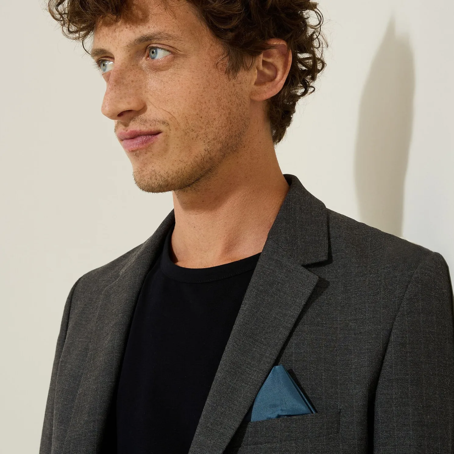 Slim gestreept kostuumvest