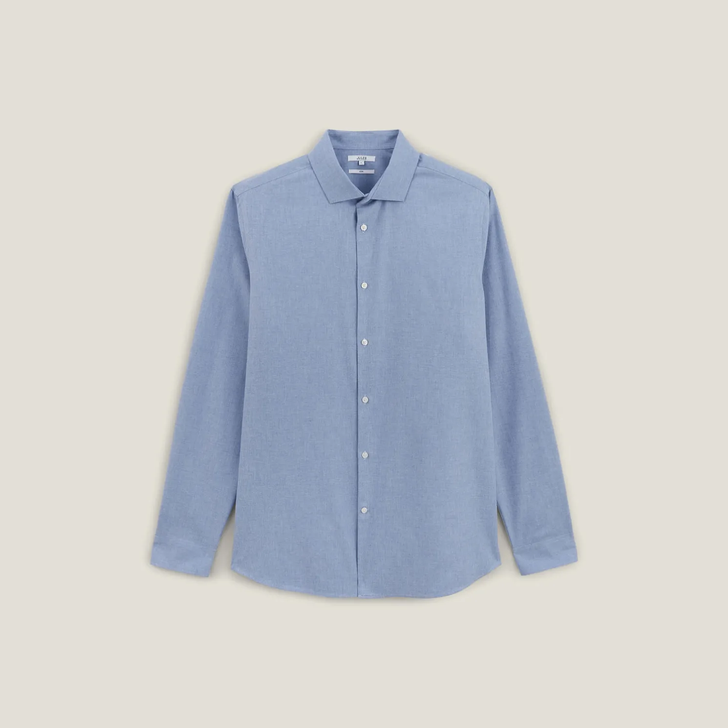 Slim hemd in flanelkatoen