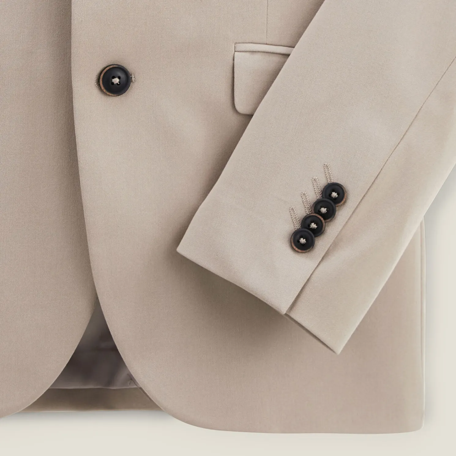 Slim kostuumvest in twill