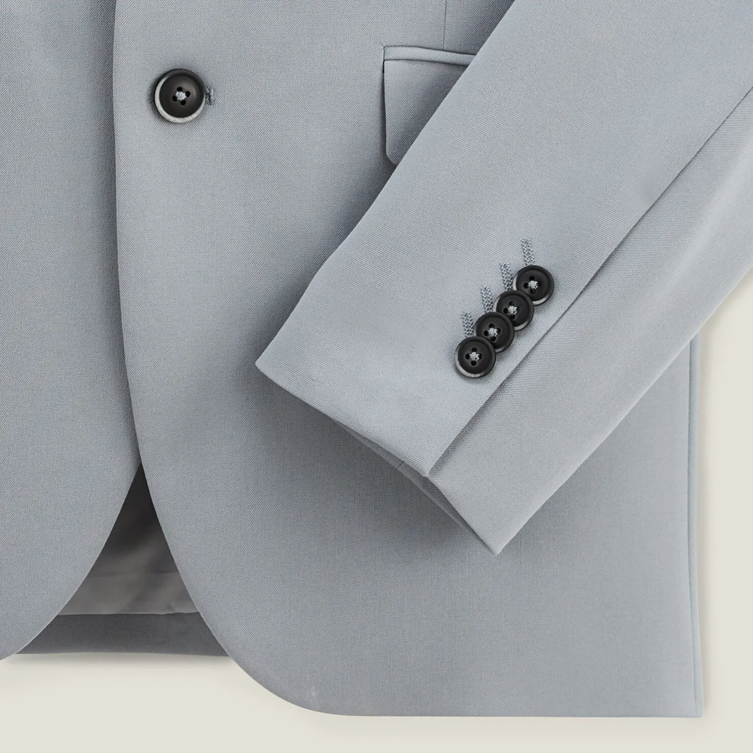 Slim kostuumvest in twill