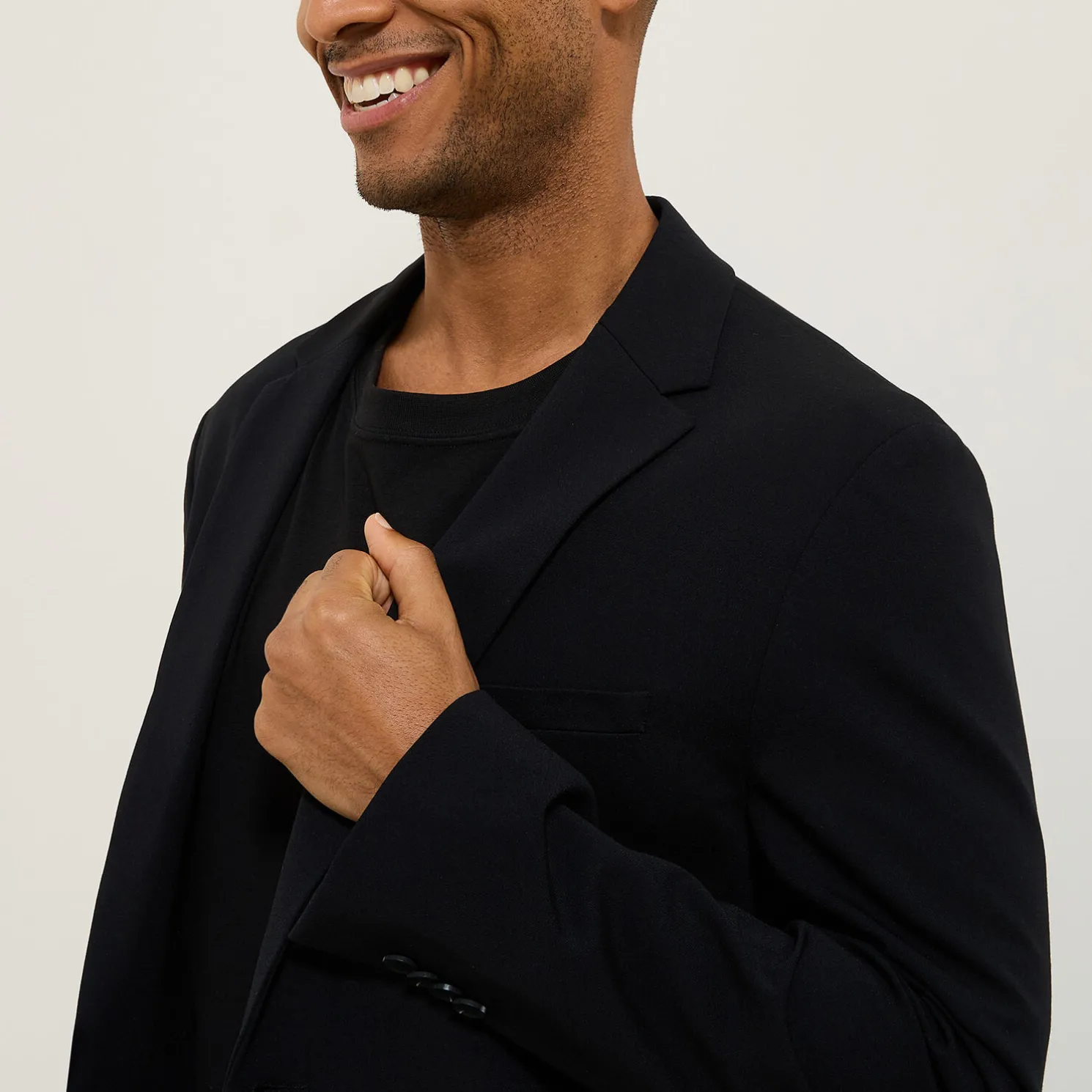 Slim kostuumvest in tricot