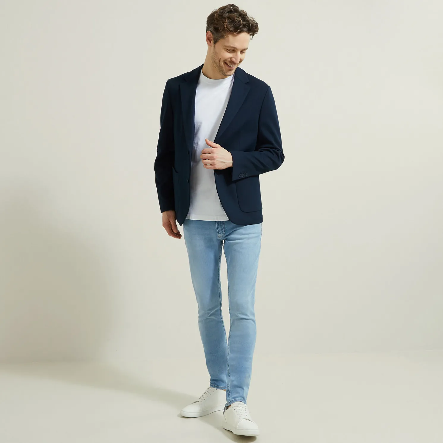 Slim urbanflex jeans met regeneratief katoen