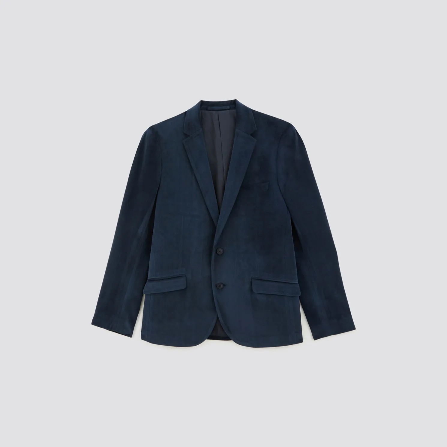 Slim vest in fluweel