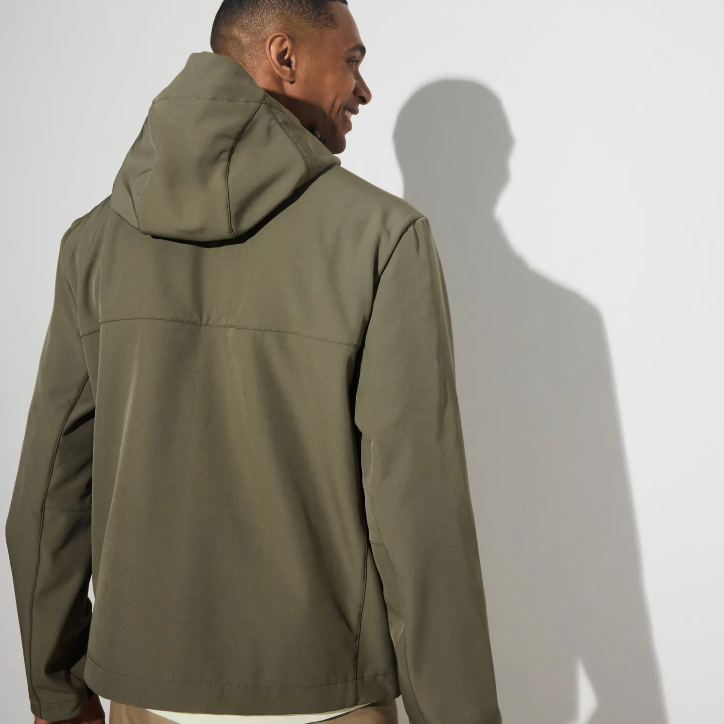 Softshell jack met kap