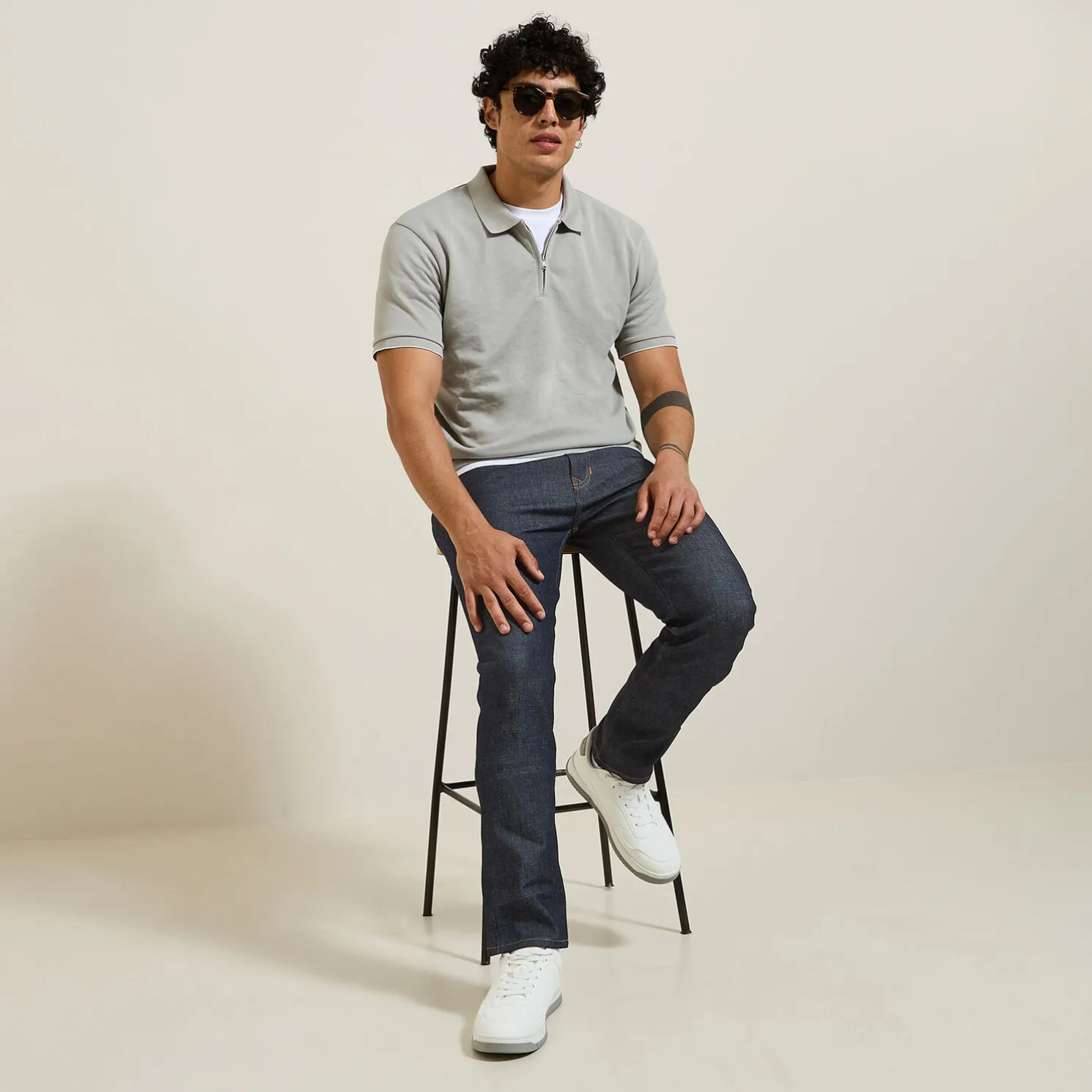 Straight fit jeans, 3 lengtes