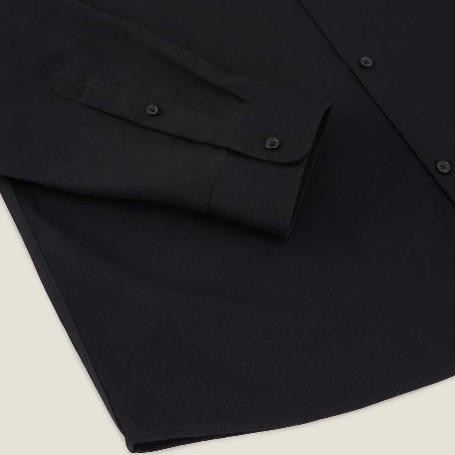 Strijkvrij regular effen hemd in katoen