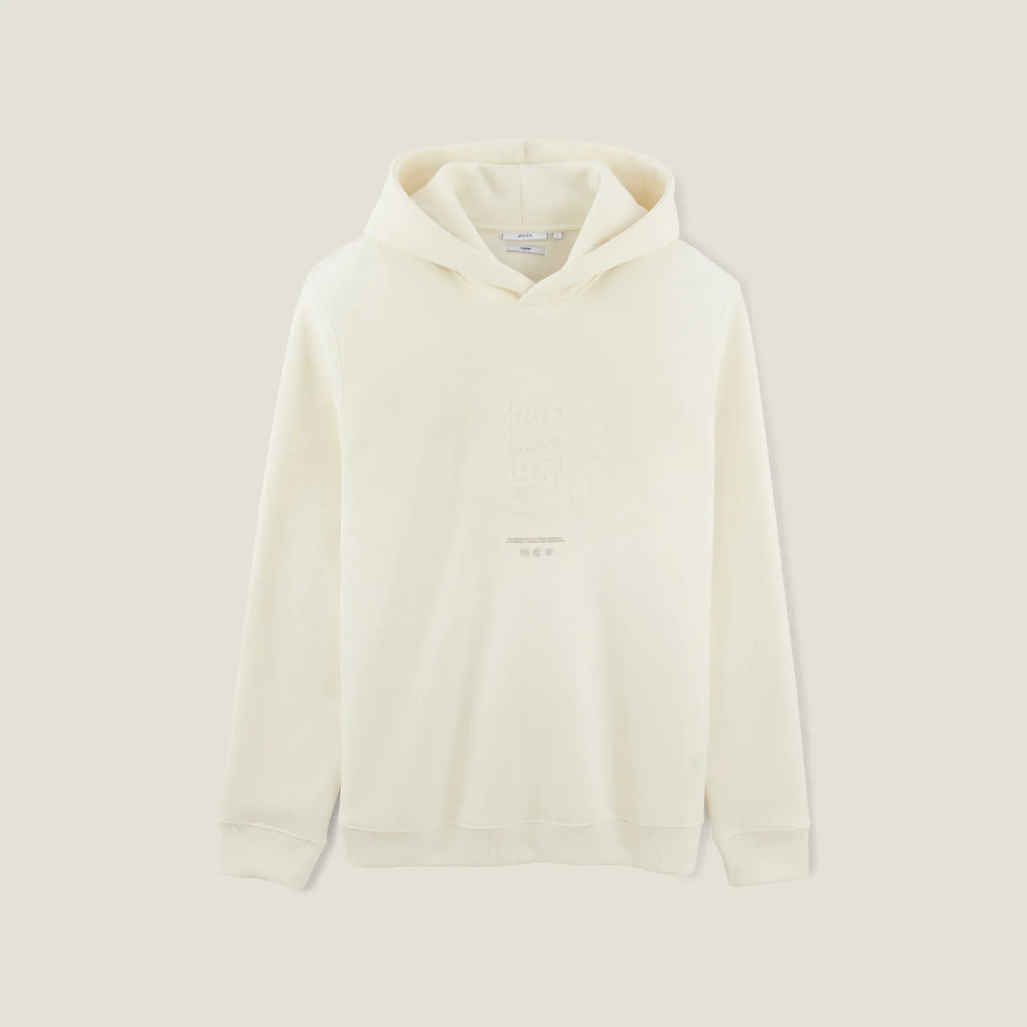 Sweater met kap en reliëfanimatie