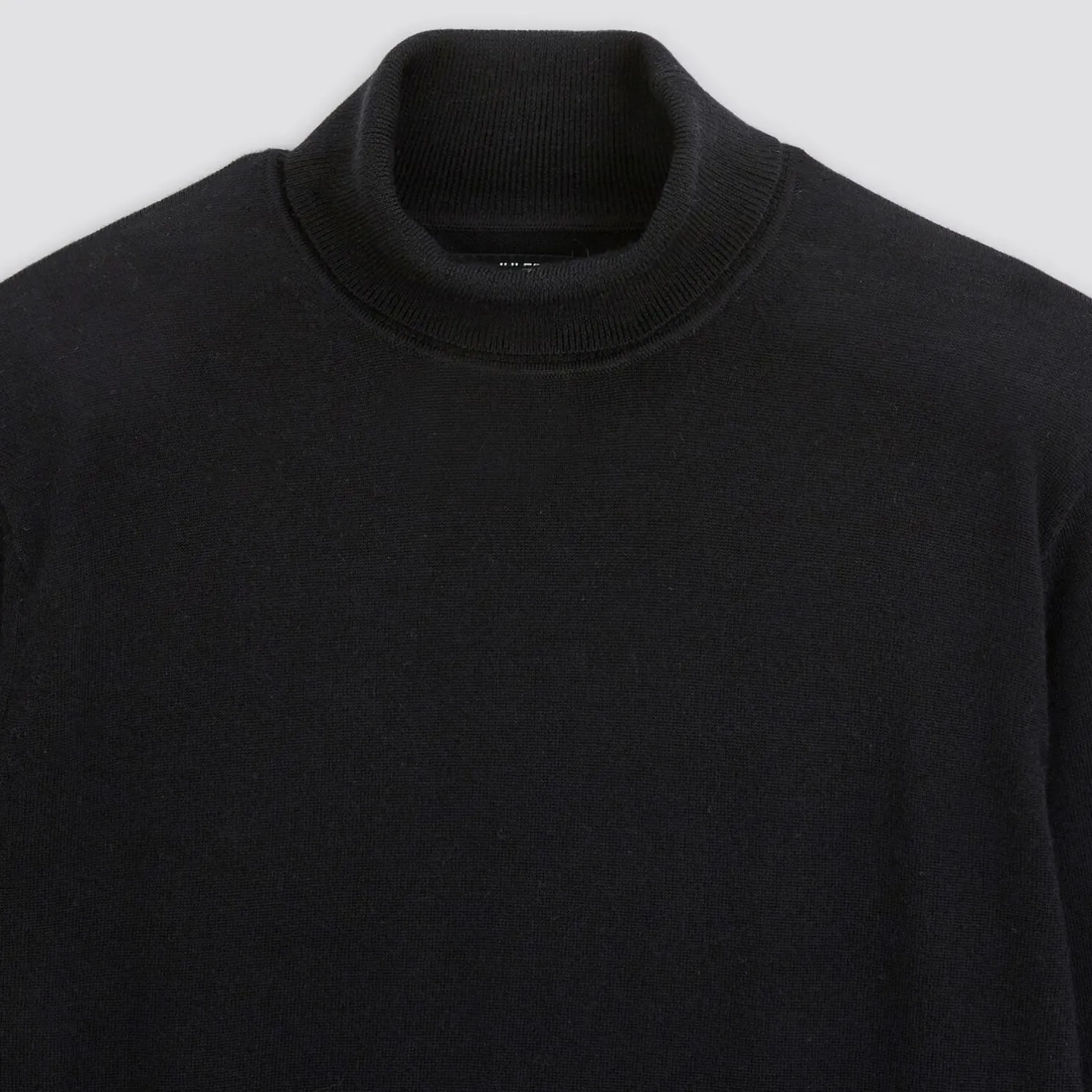 Trui met rolkraag in merinoswol