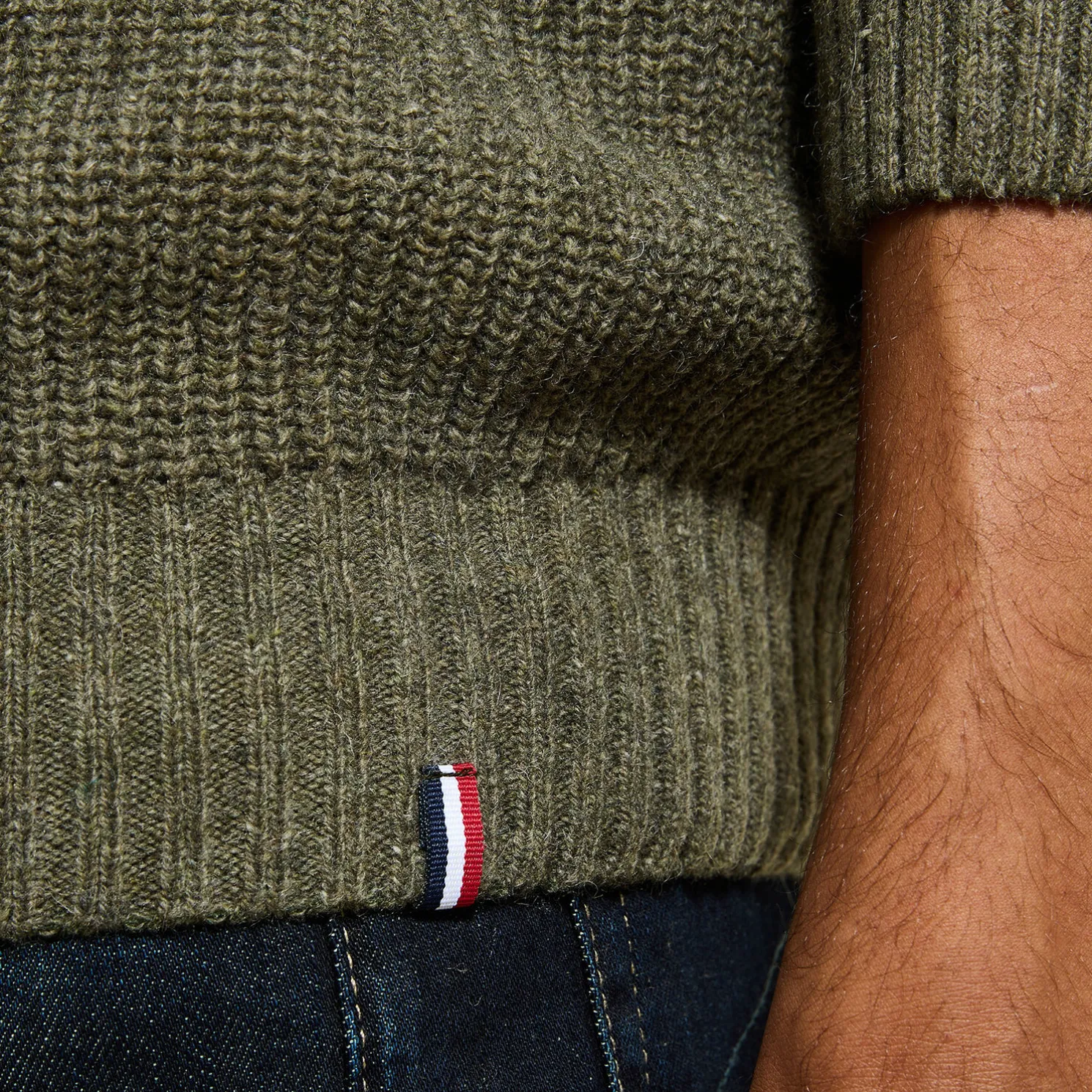 Trui met ronde hals made in France