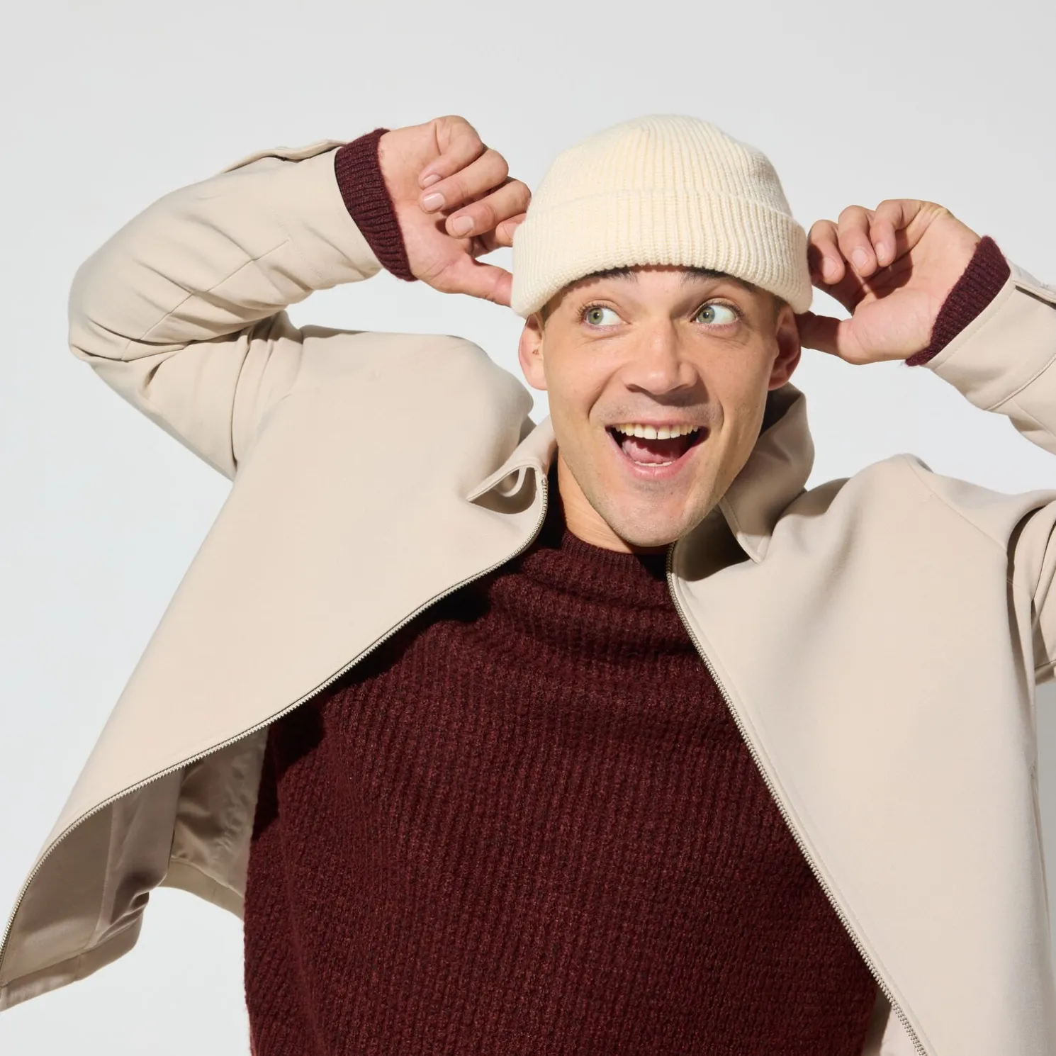 Trui met ronde hals en fantasiestekenpatroon