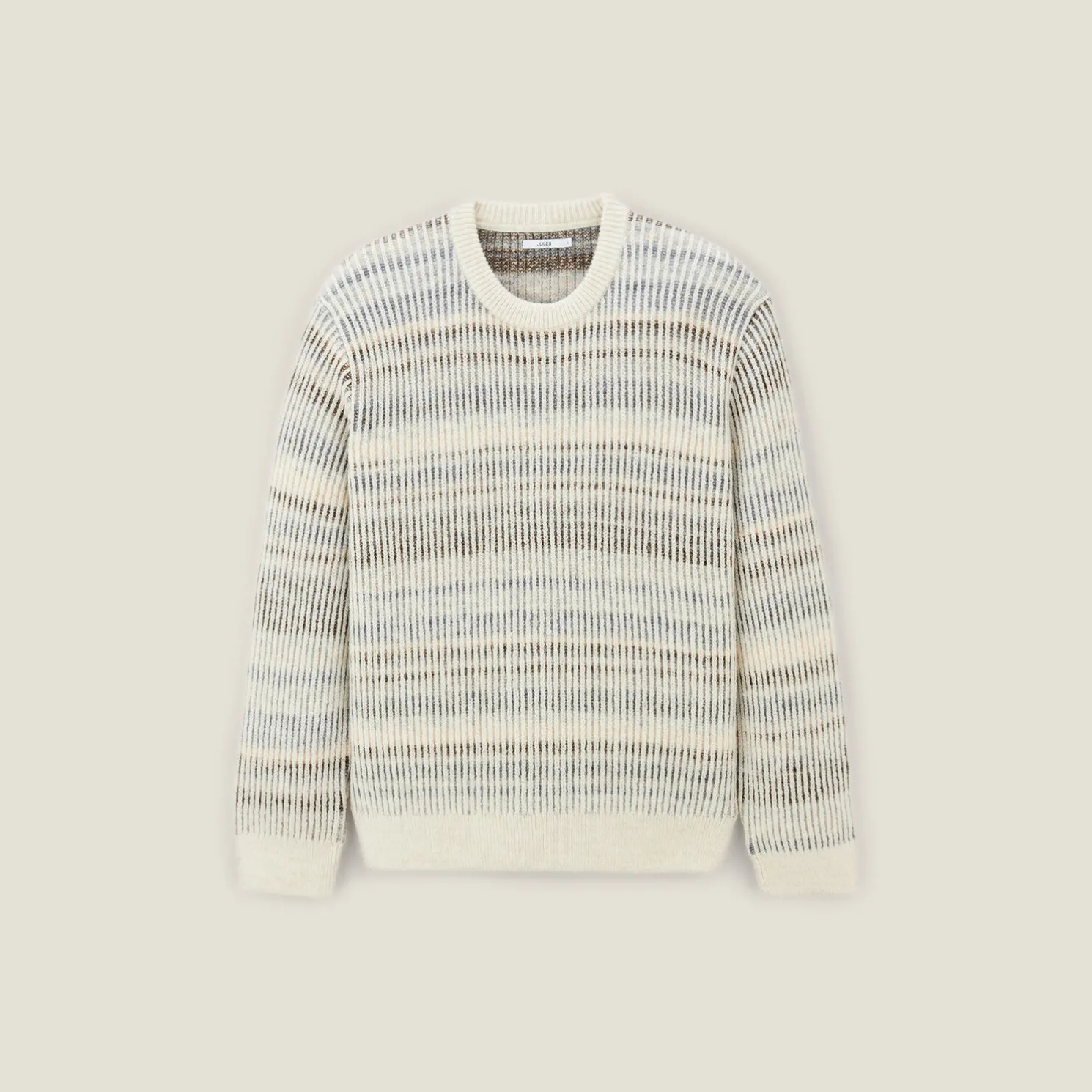 Trui met ronde hals en kleurverloopeffect