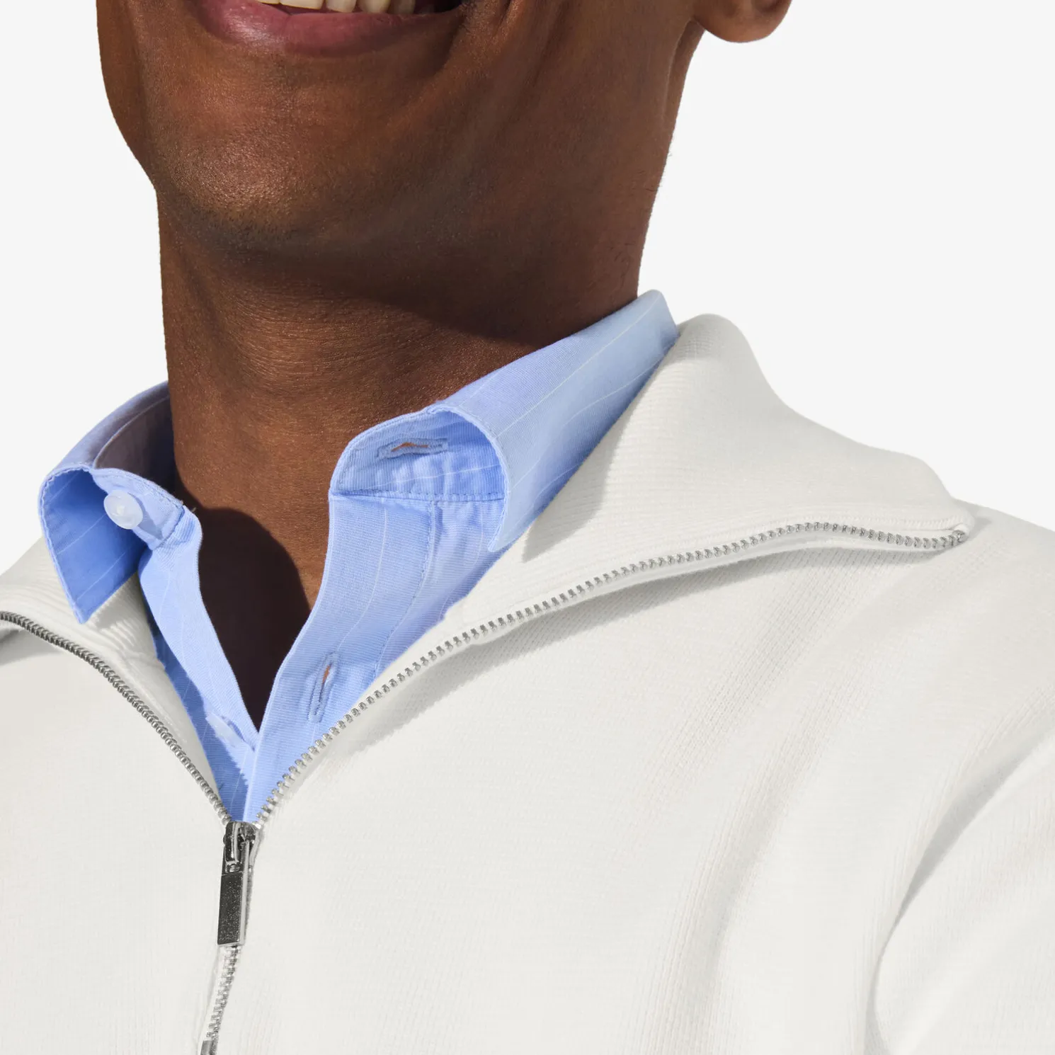 Trui met truckerskraag