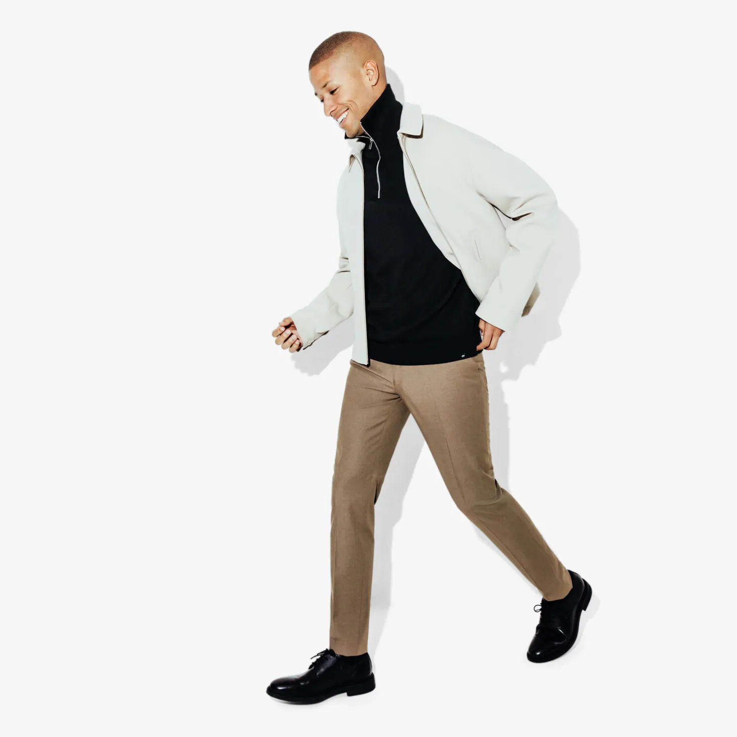 Trui met truckerskraag