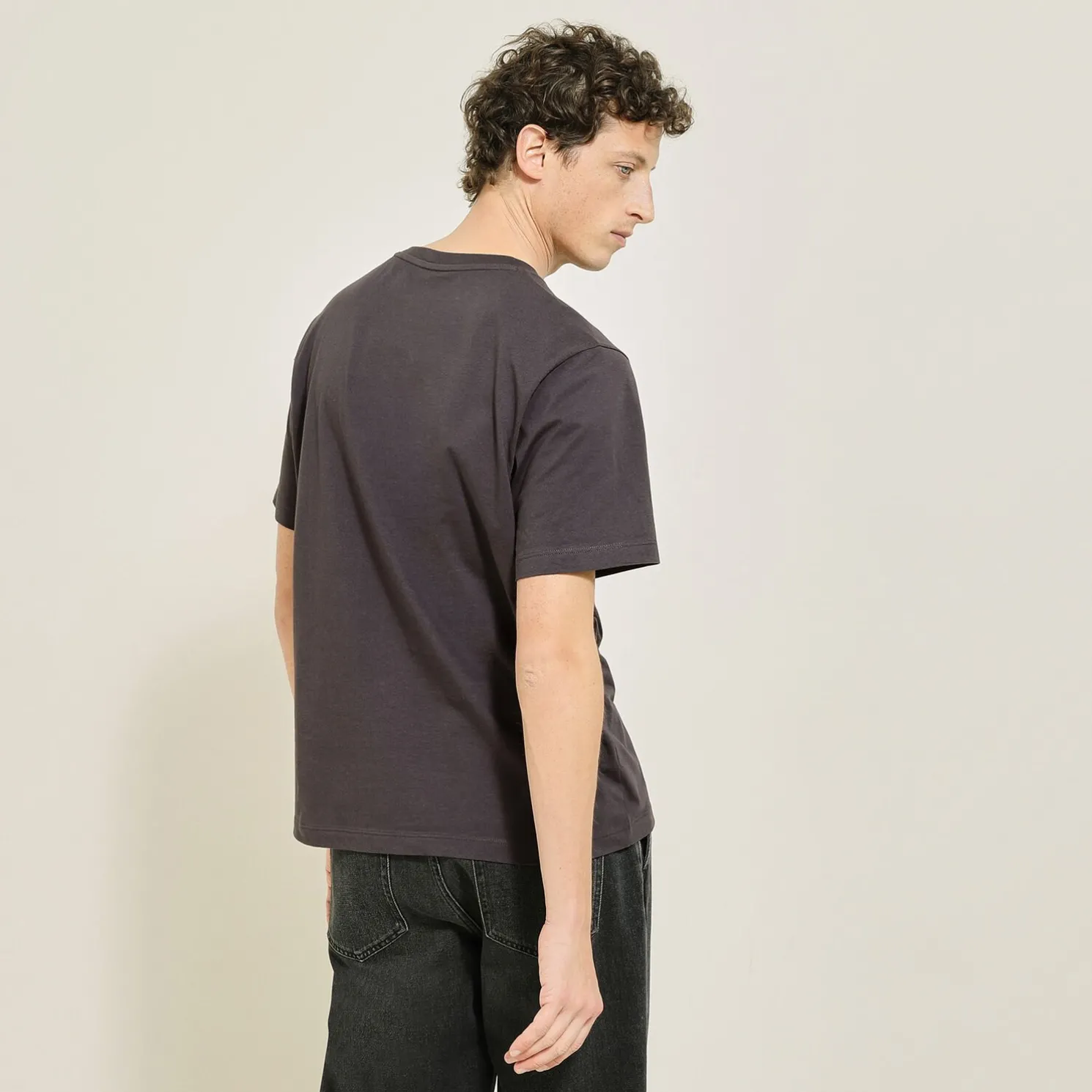 T-shirt aangebrachte print vooraan