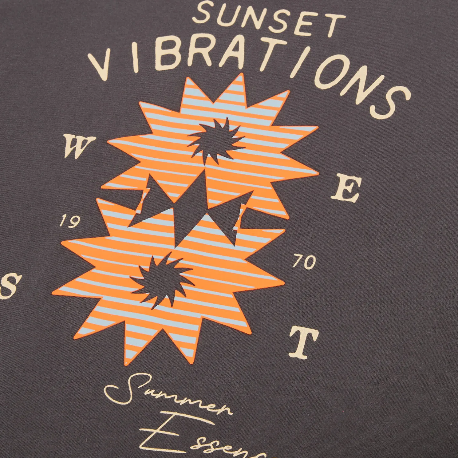 T-shirt aangebrachte print vooraan