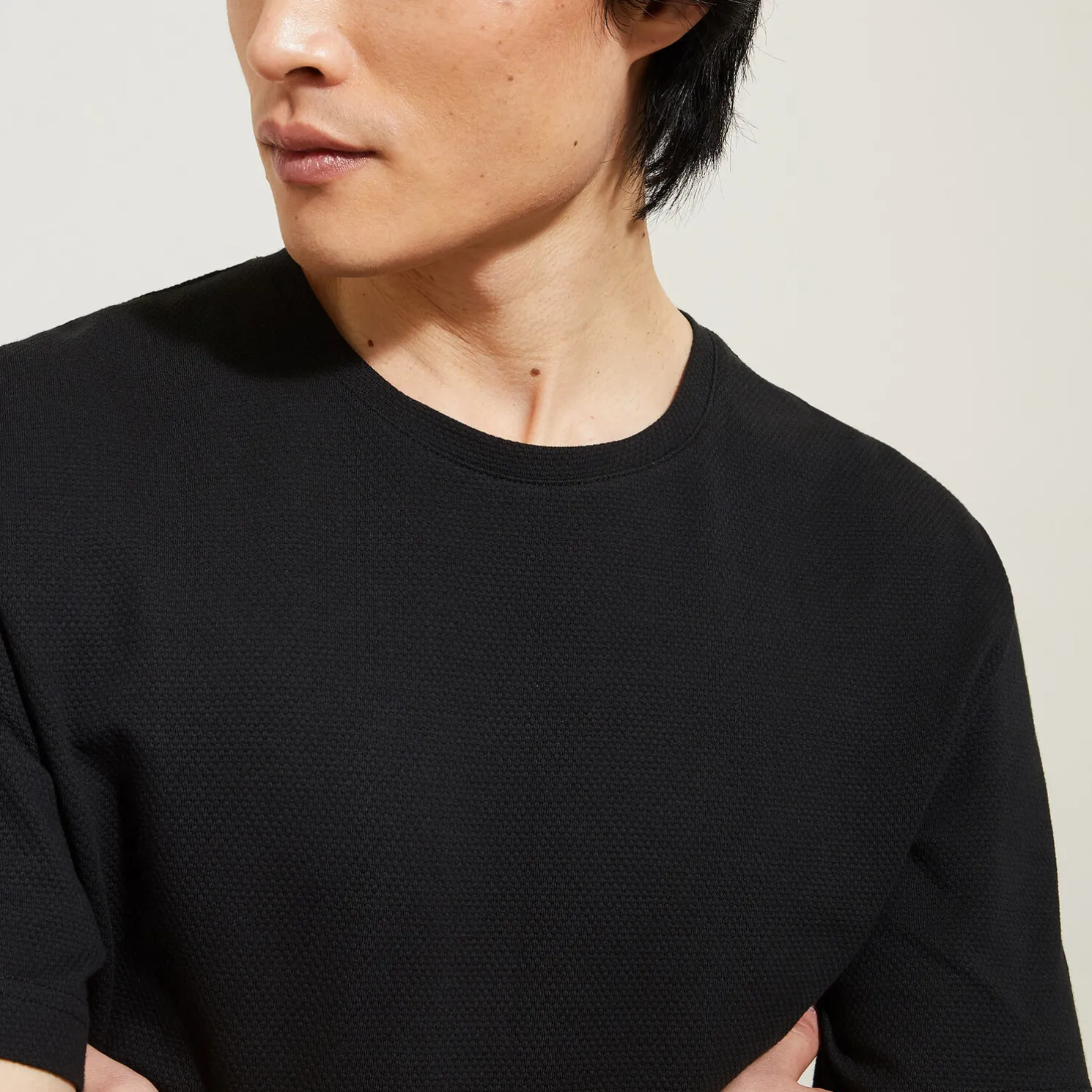 T-shirt, fantasie stof