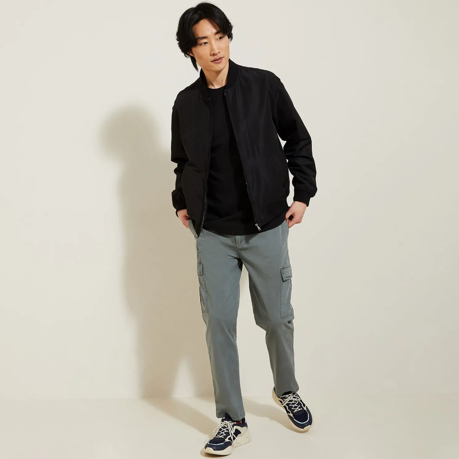 T-shirt, fantasie stof