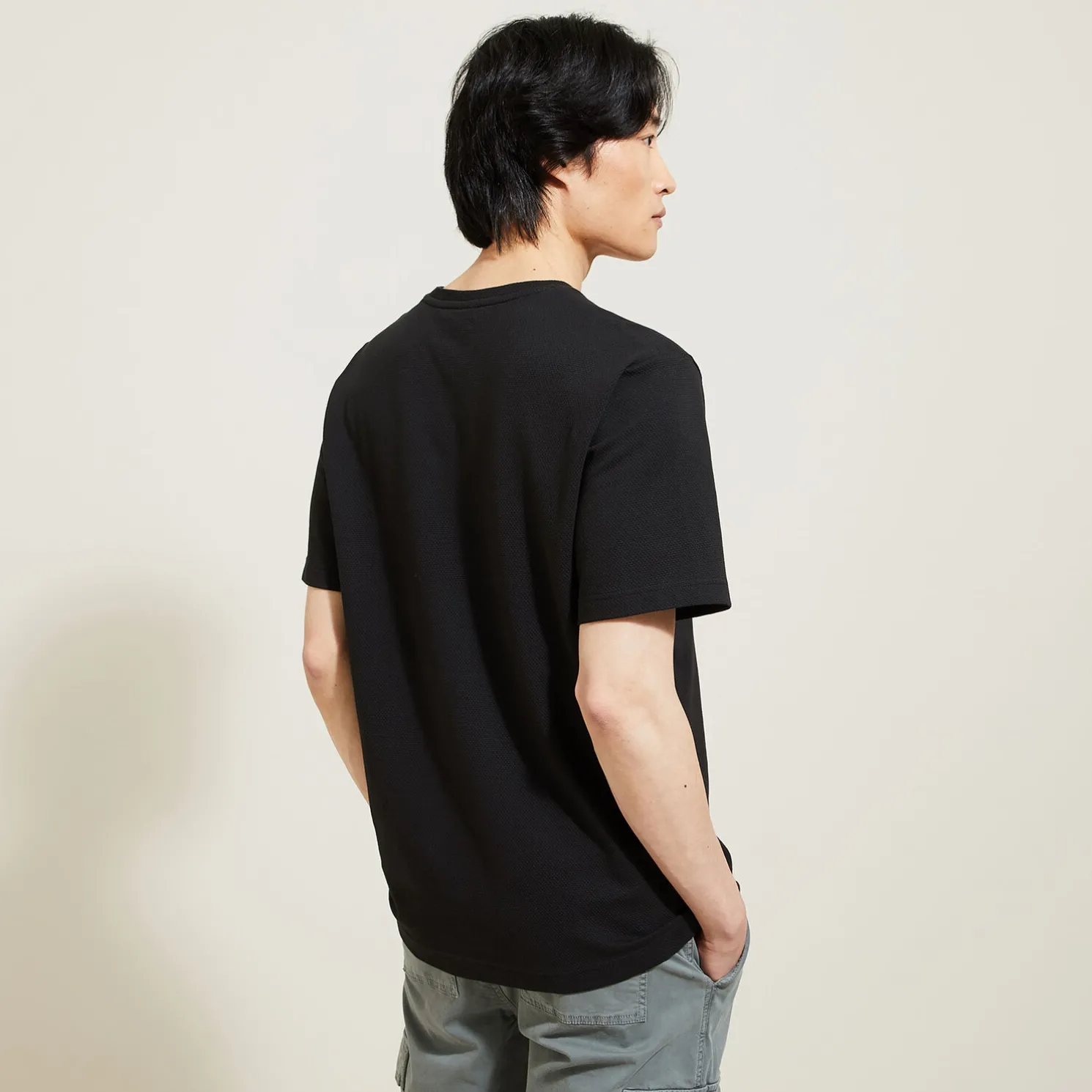 T-shirt, fantasie stof