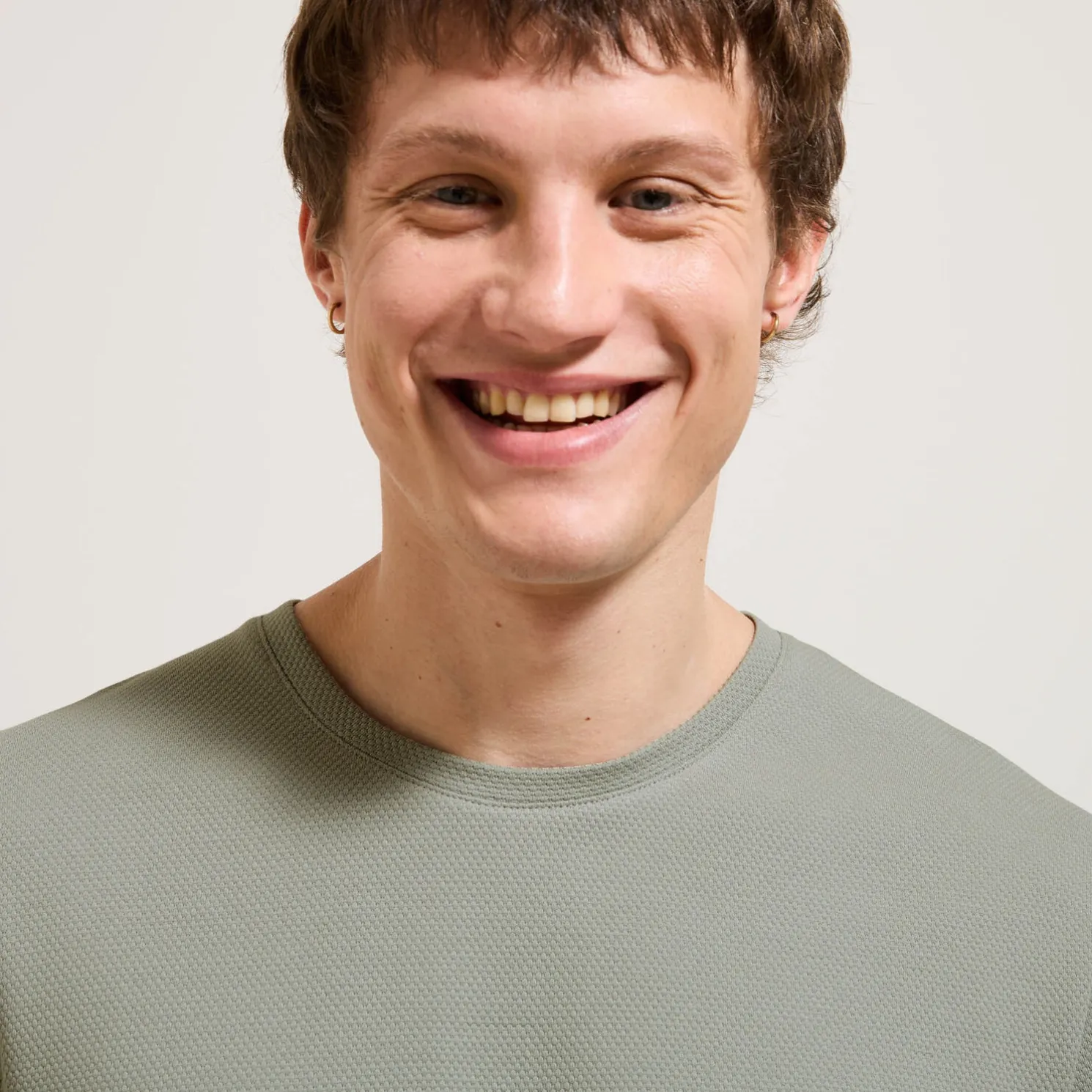 T-shirt, fantasie stof