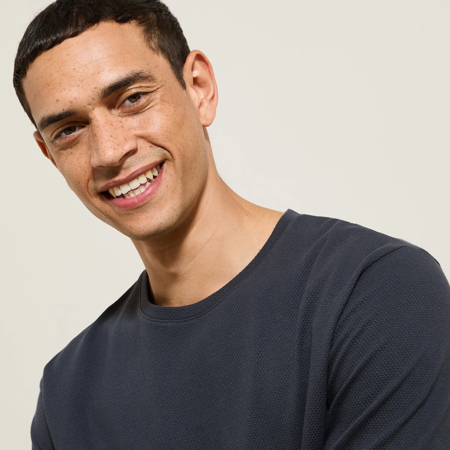 T-shirt, fantasie stof