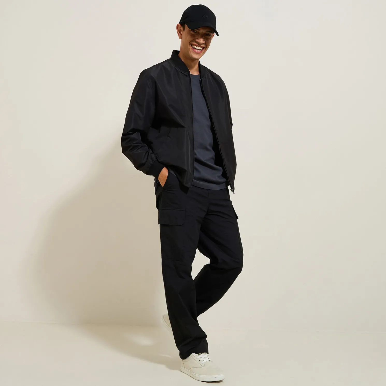 T-shirt, fantasie stof