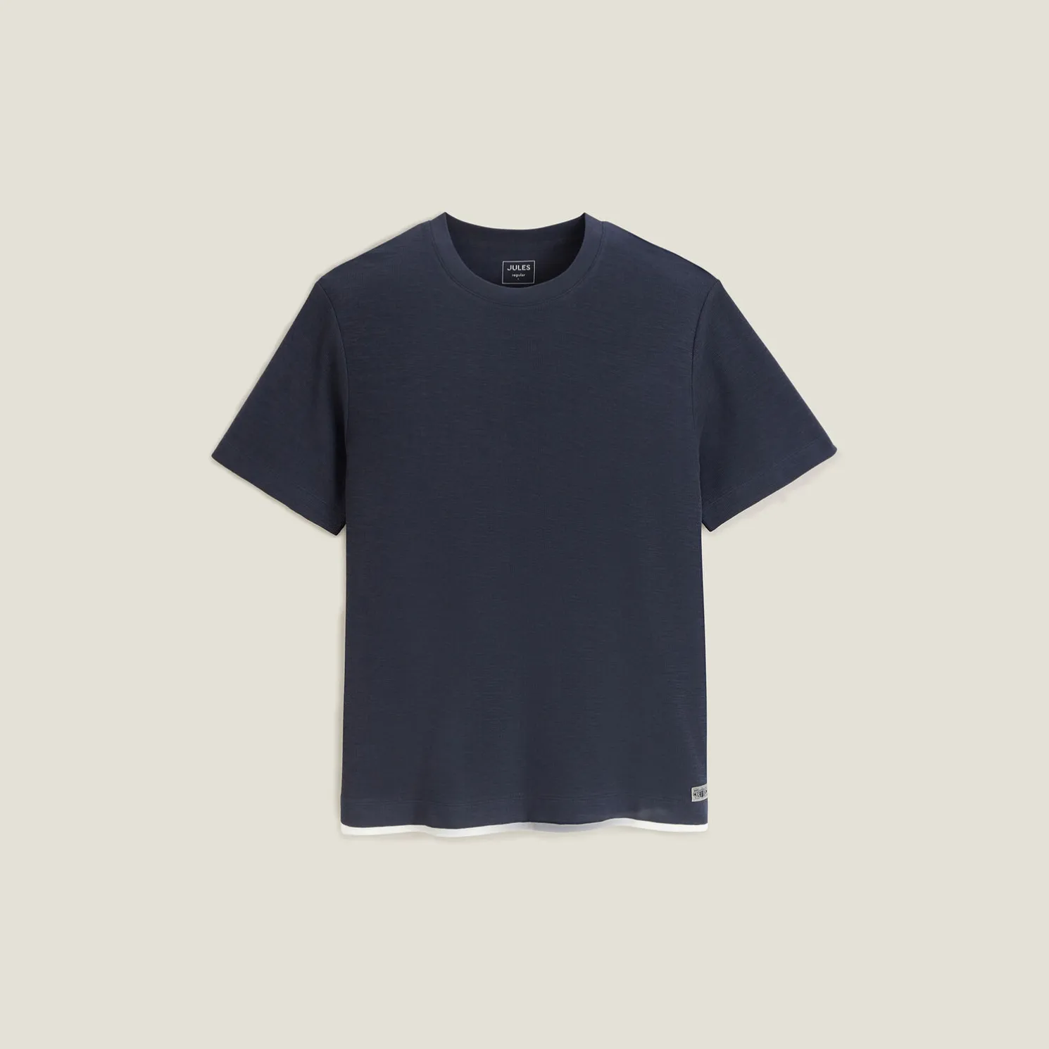 T-shirt in reliëfstof