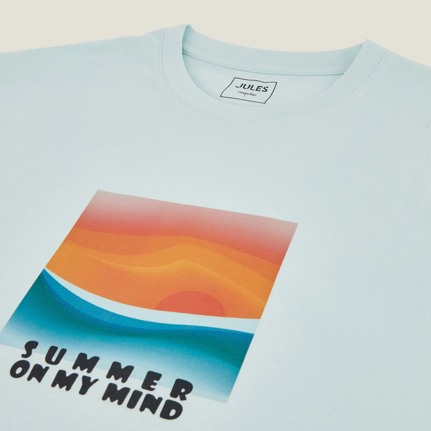 T-shirt landschap-print