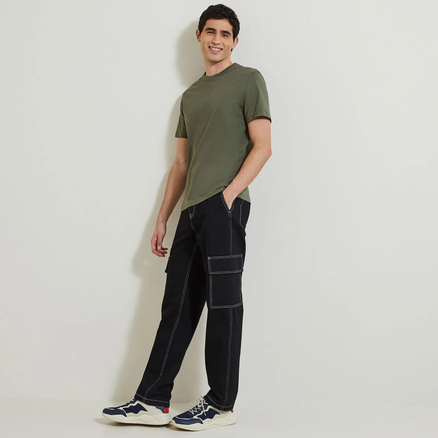 T-shirt 'Le Parfait by JULES' in biologisch katoen