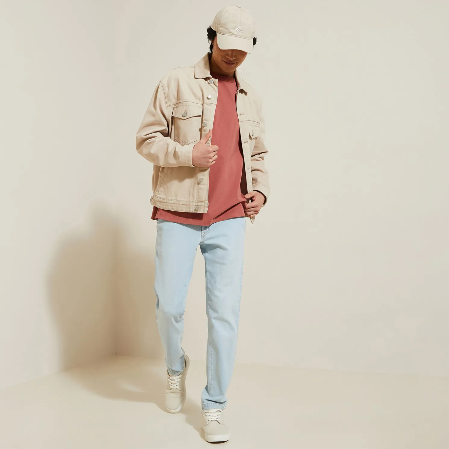 T-shirt met korte mouwen en relaxte snit