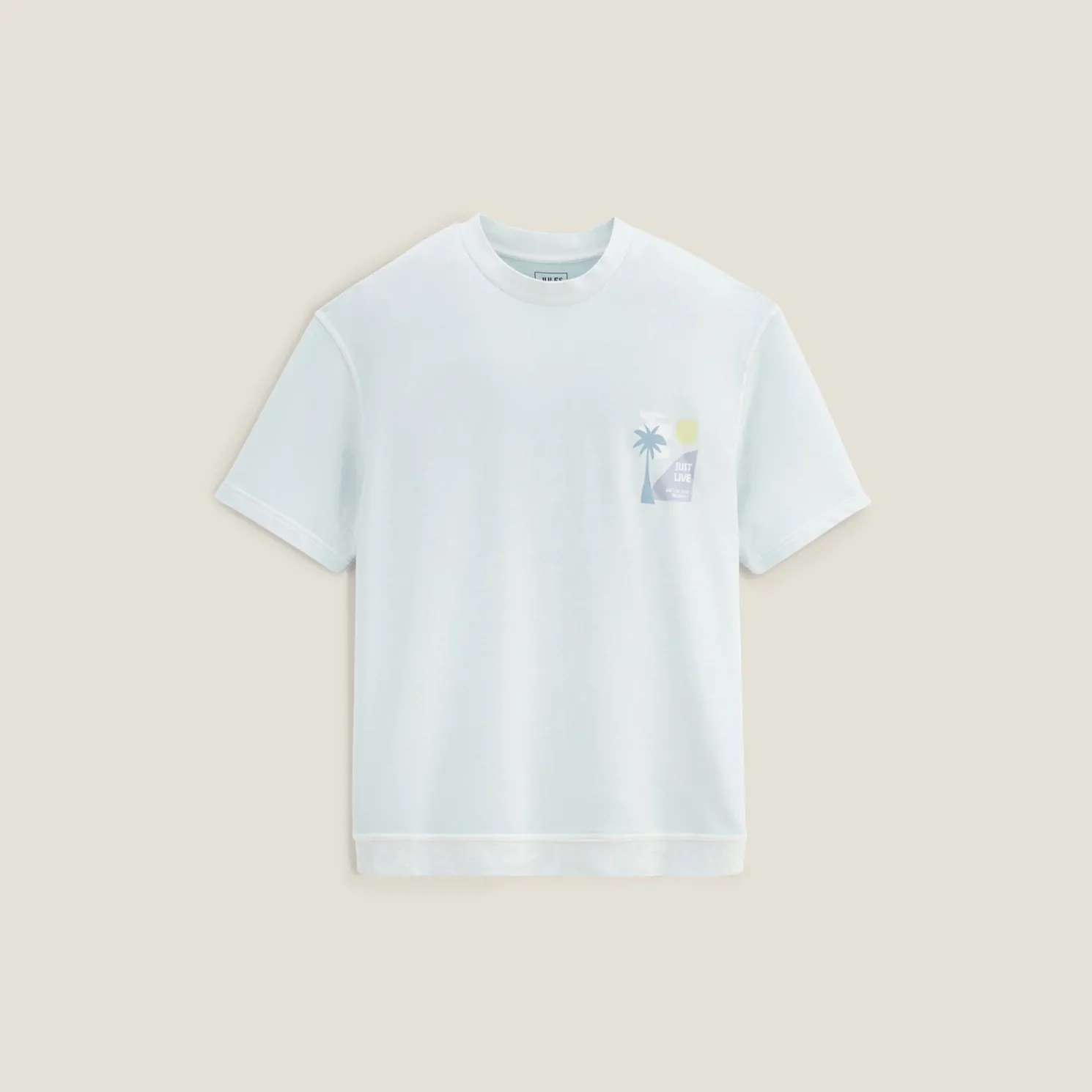 T-shirt met print in molton