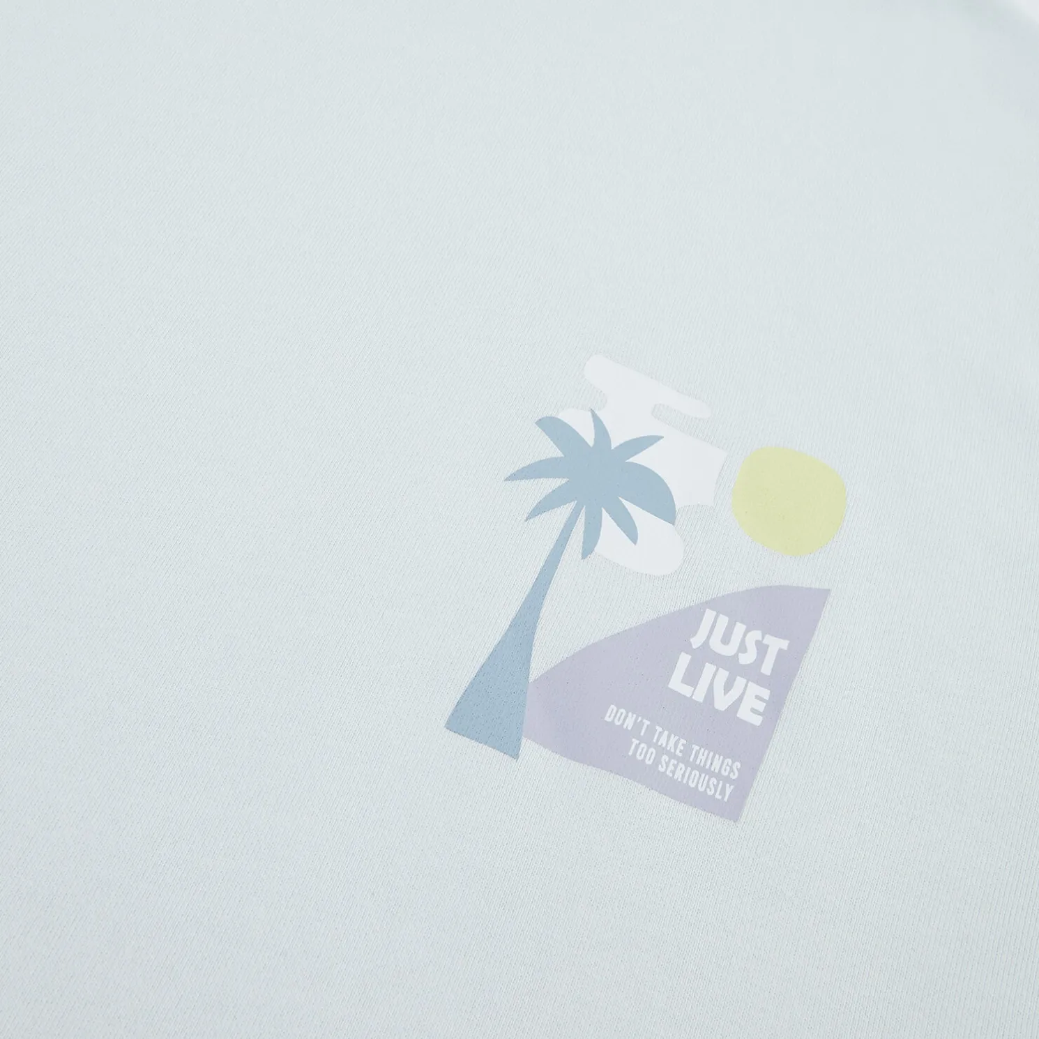 T-shirt met print in molton