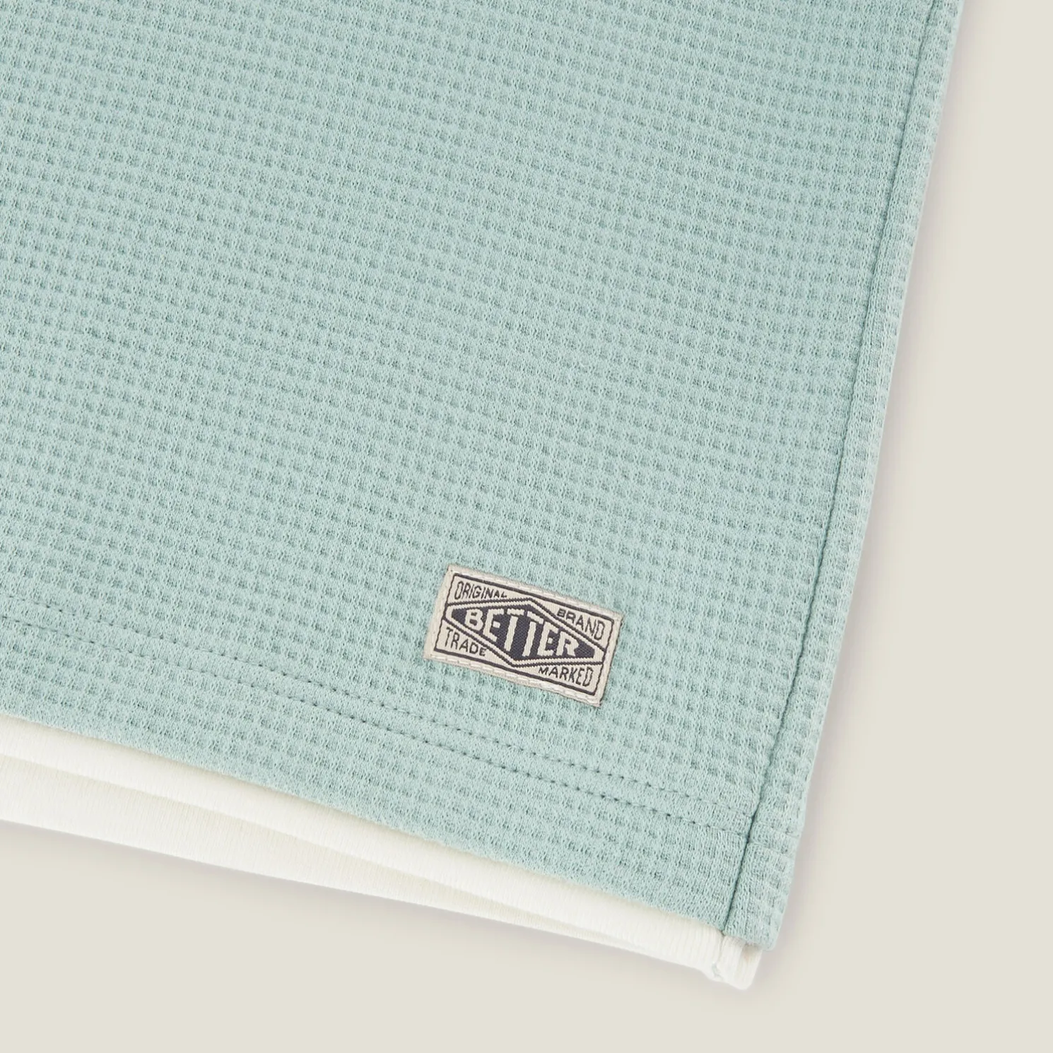 T-shirt met ronde hals in fantasiestof