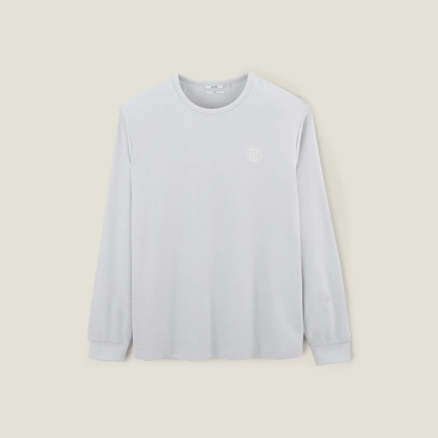 T-shirt met ronde hals en print vooraan