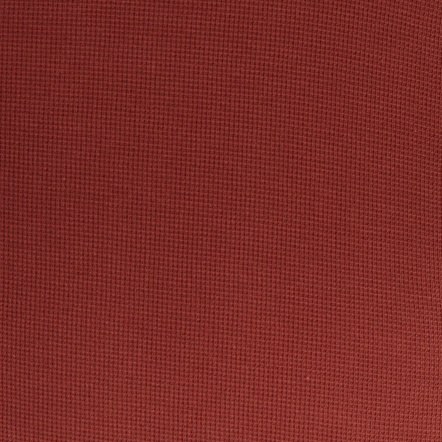 T-shirt met Tunesische kraag in wafelstof