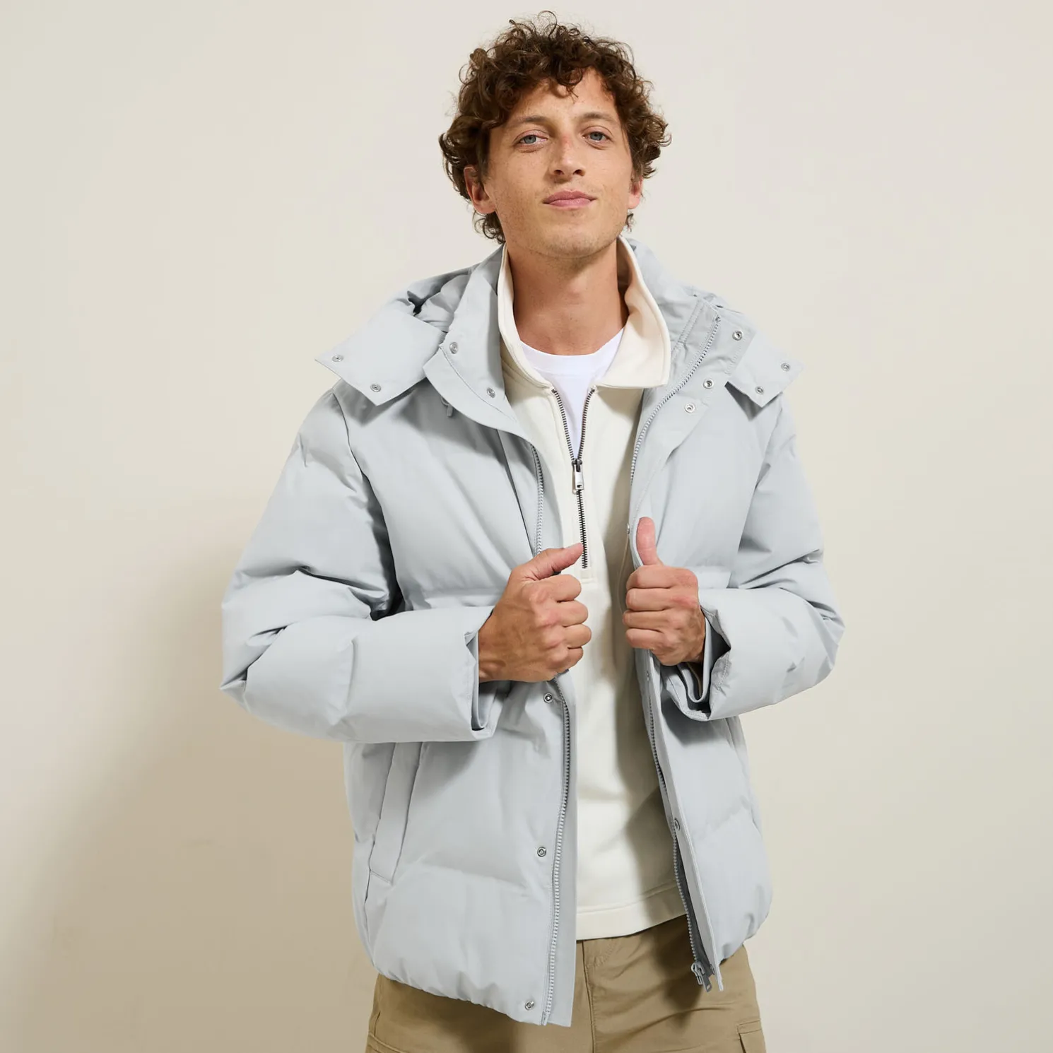 Waterafstotende gewatteerde jas