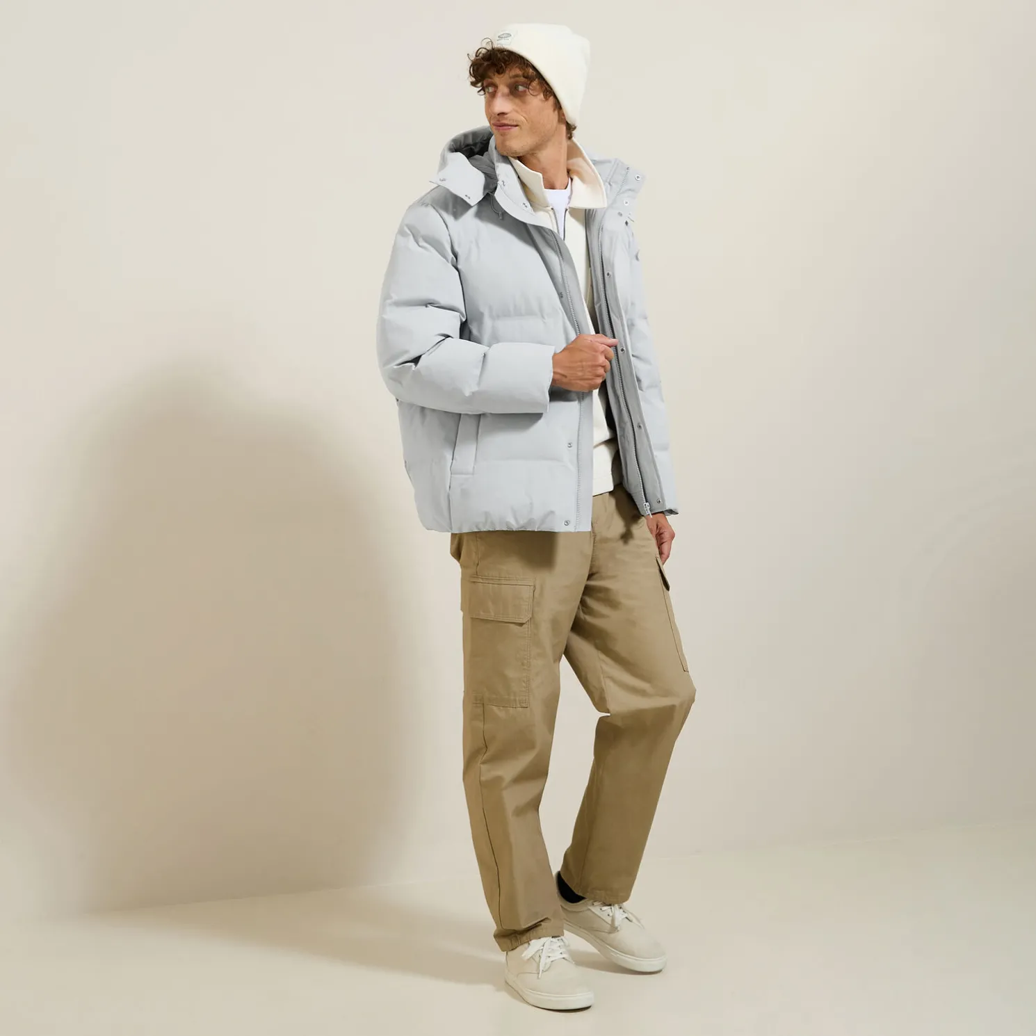 Waterafstotende gewatteerde jas