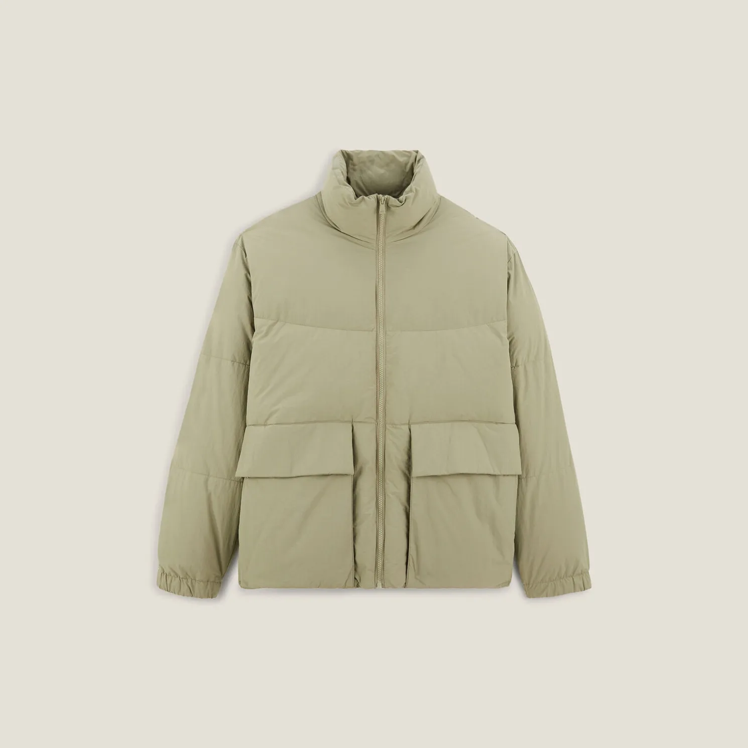 Waterafstotende gewatteerde bodywarmer