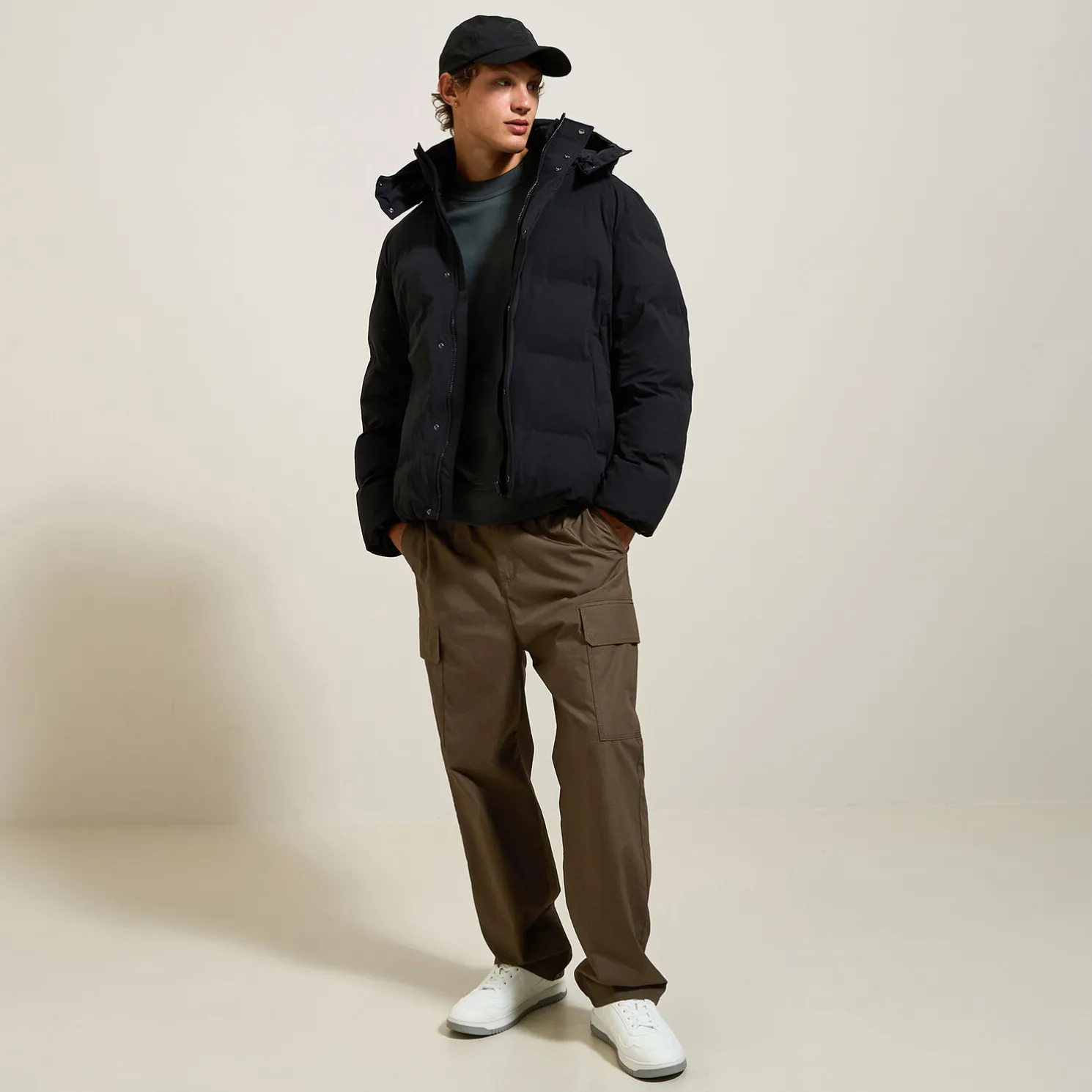 Waterafstotende gewatteerde jas