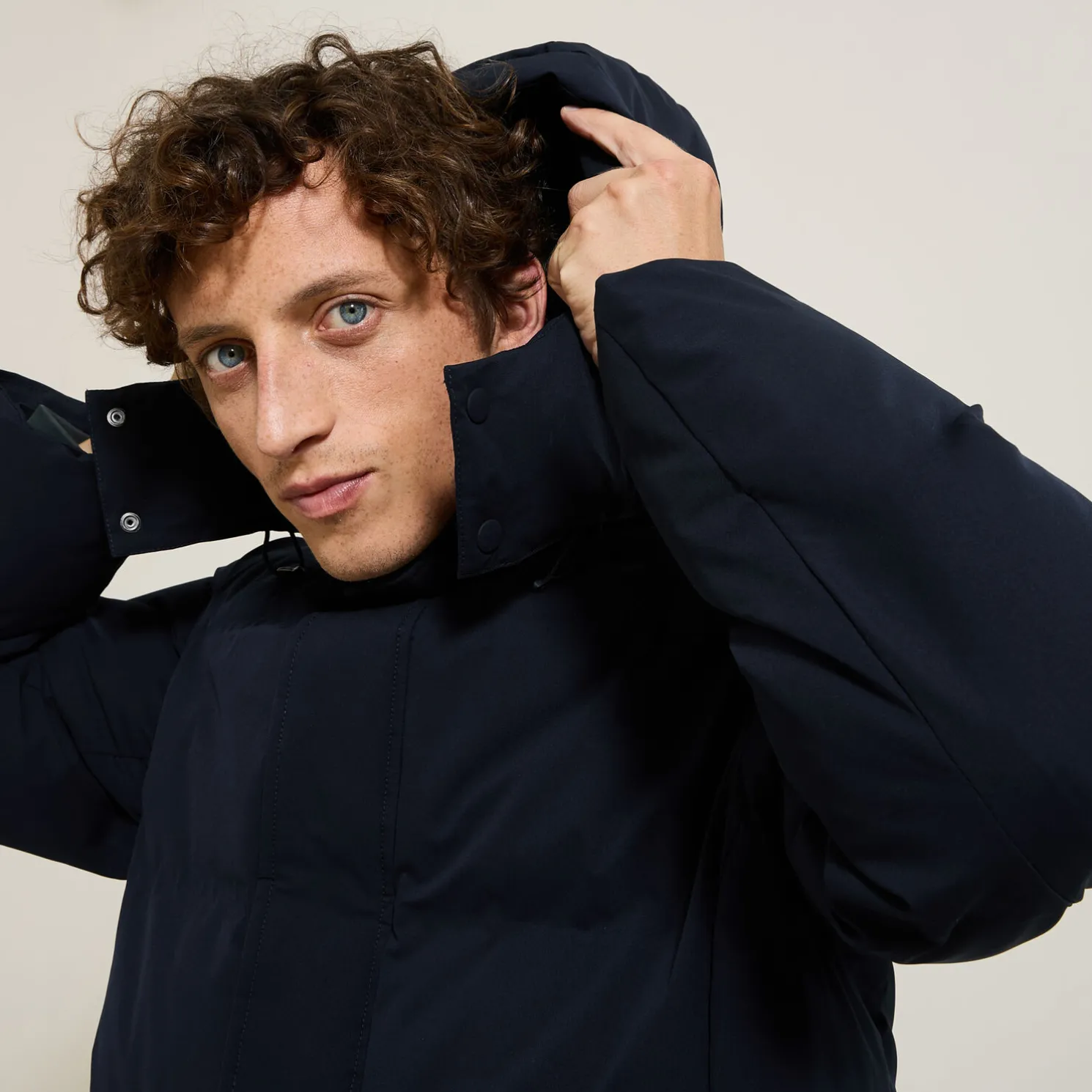 Waterafstotende gewatteerde jas