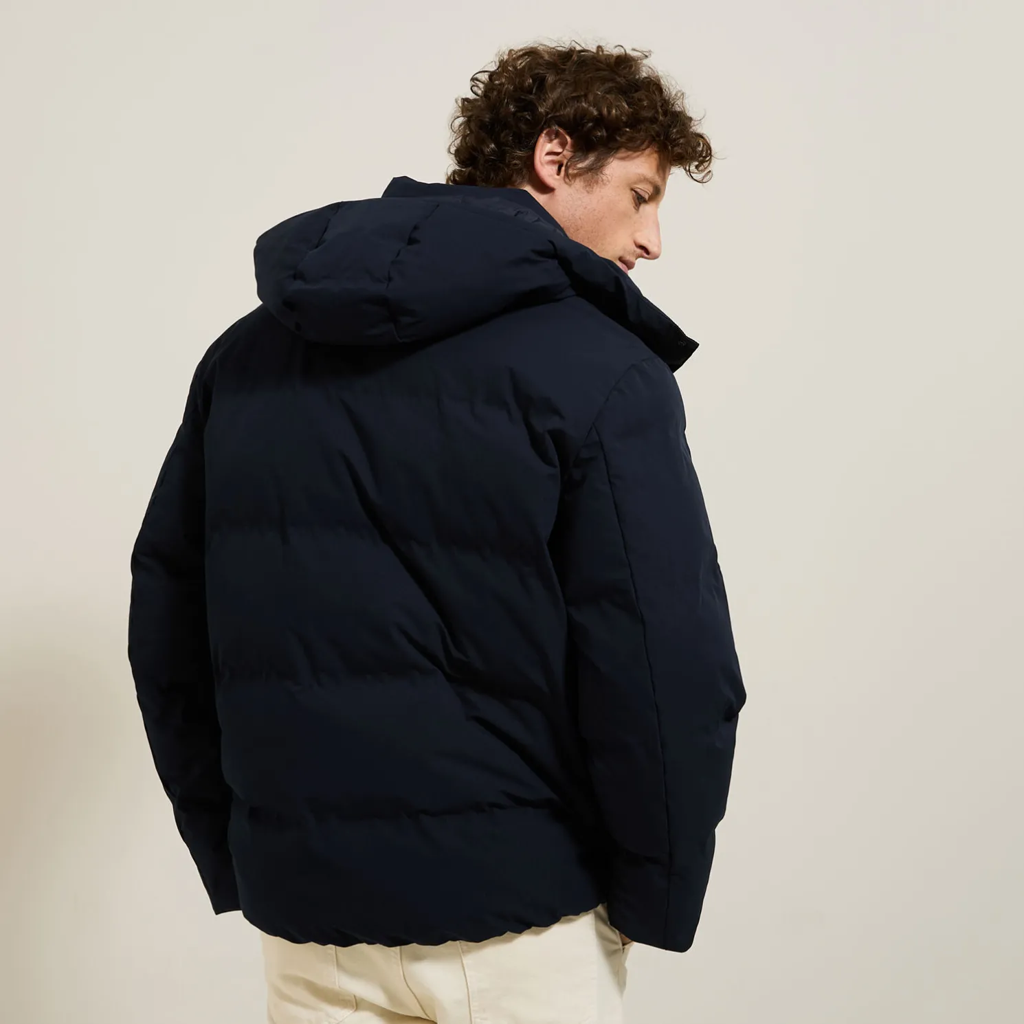 Waterafstotende gewatteerde jas