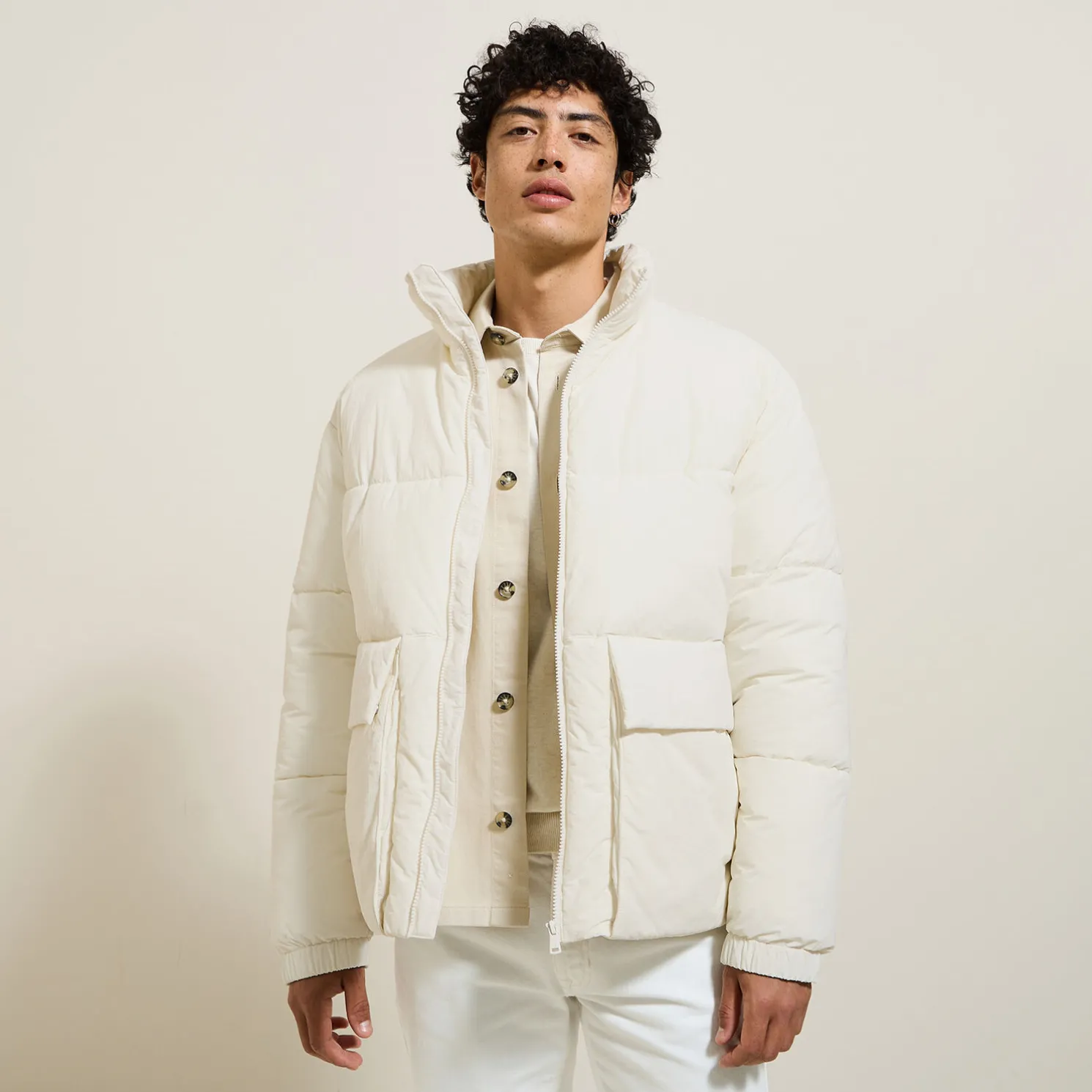 Waterafstotende gewatteerde bodywarmer