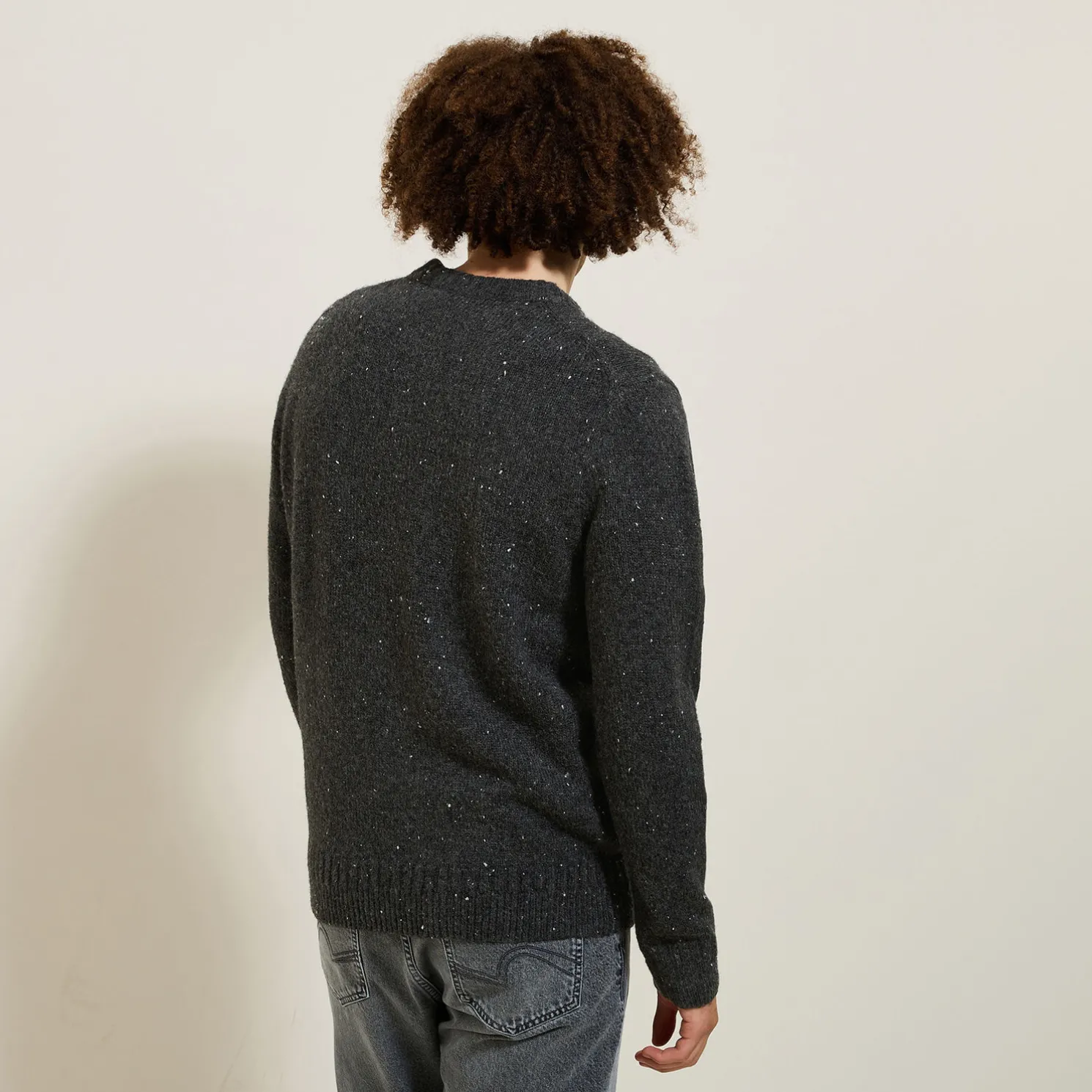 Zachte trui met ronde hals